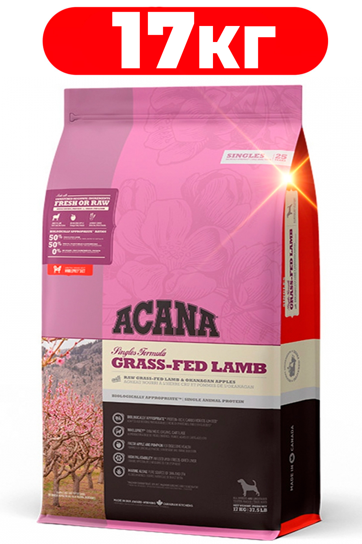 Acana grass fed lamb 11 4 kg hotsell