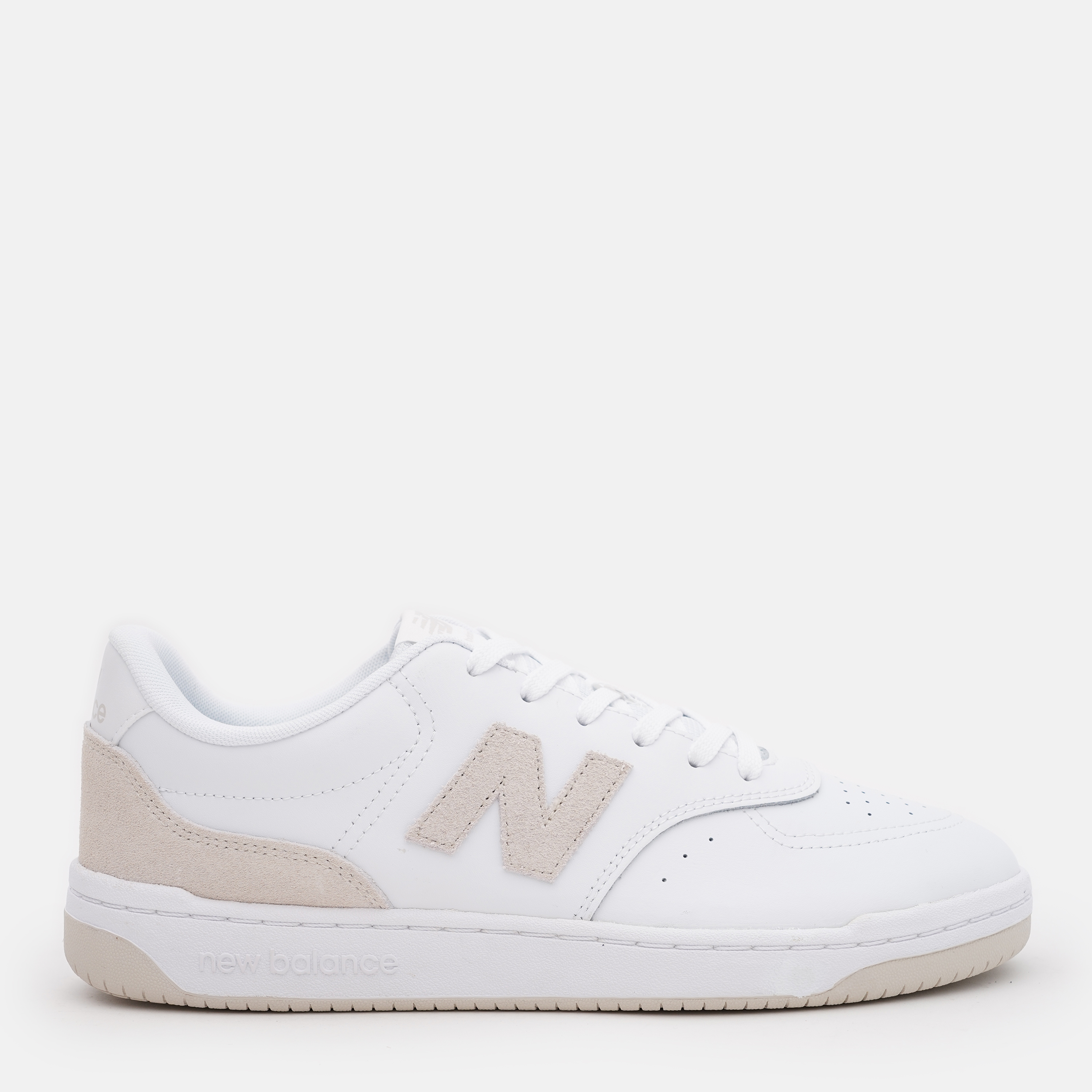 Акція на Чоловічі кеди низькі New Balance BB80 BB80RTG 40 (7US) 25 см Білі/Сірі від Rozetka