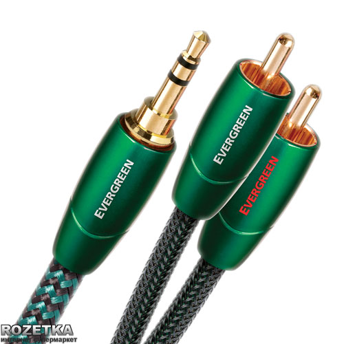 

Инсертный кабель AudioQuest Evergreen 1.0 м 3.5 мм (mini-jack) - 2 RCA (A0325011)