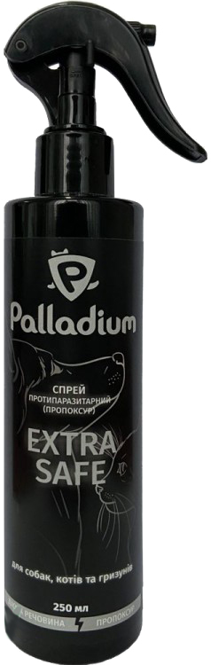 

Спрей от блох и клещей Palladium Extra Safe для собак, кошек и грызунов 250 мл