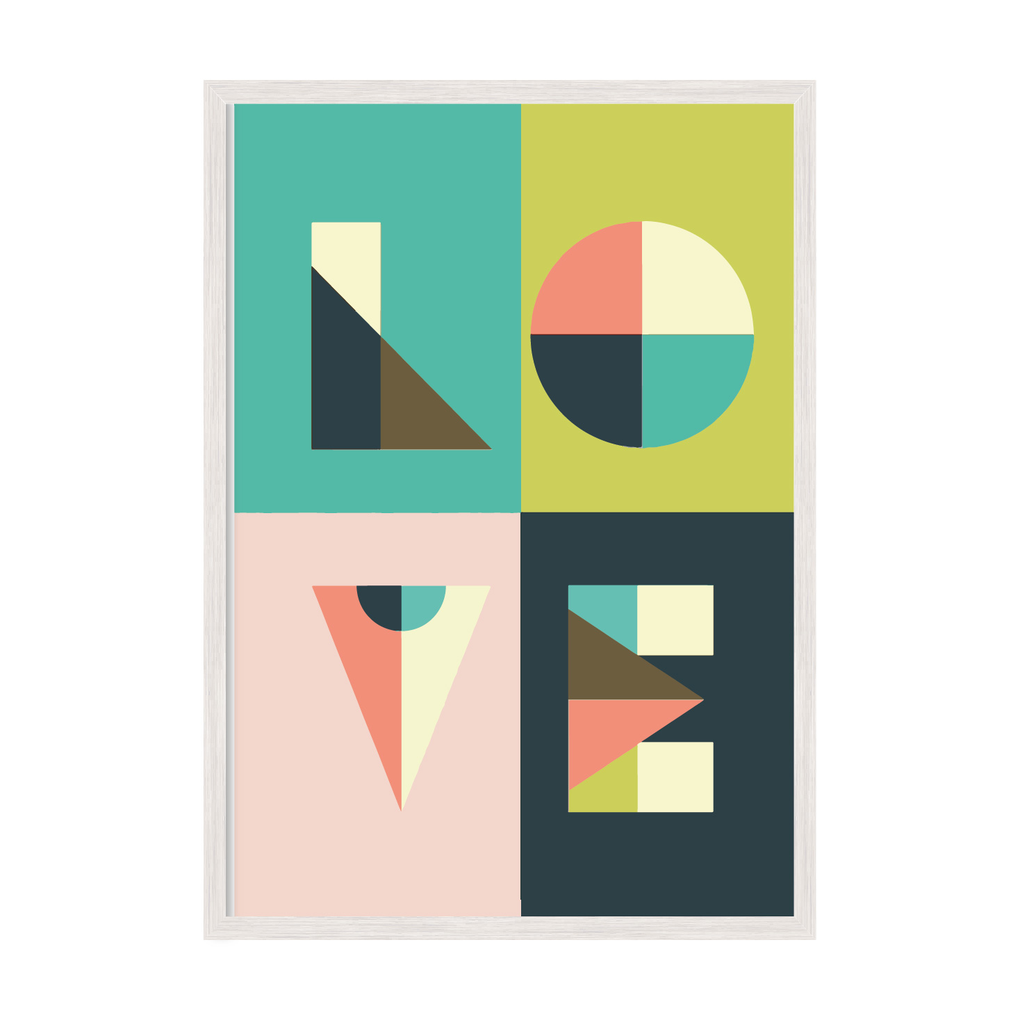 

Постер "Love Art" без стекла 59.6 x 84 см в белой рамке