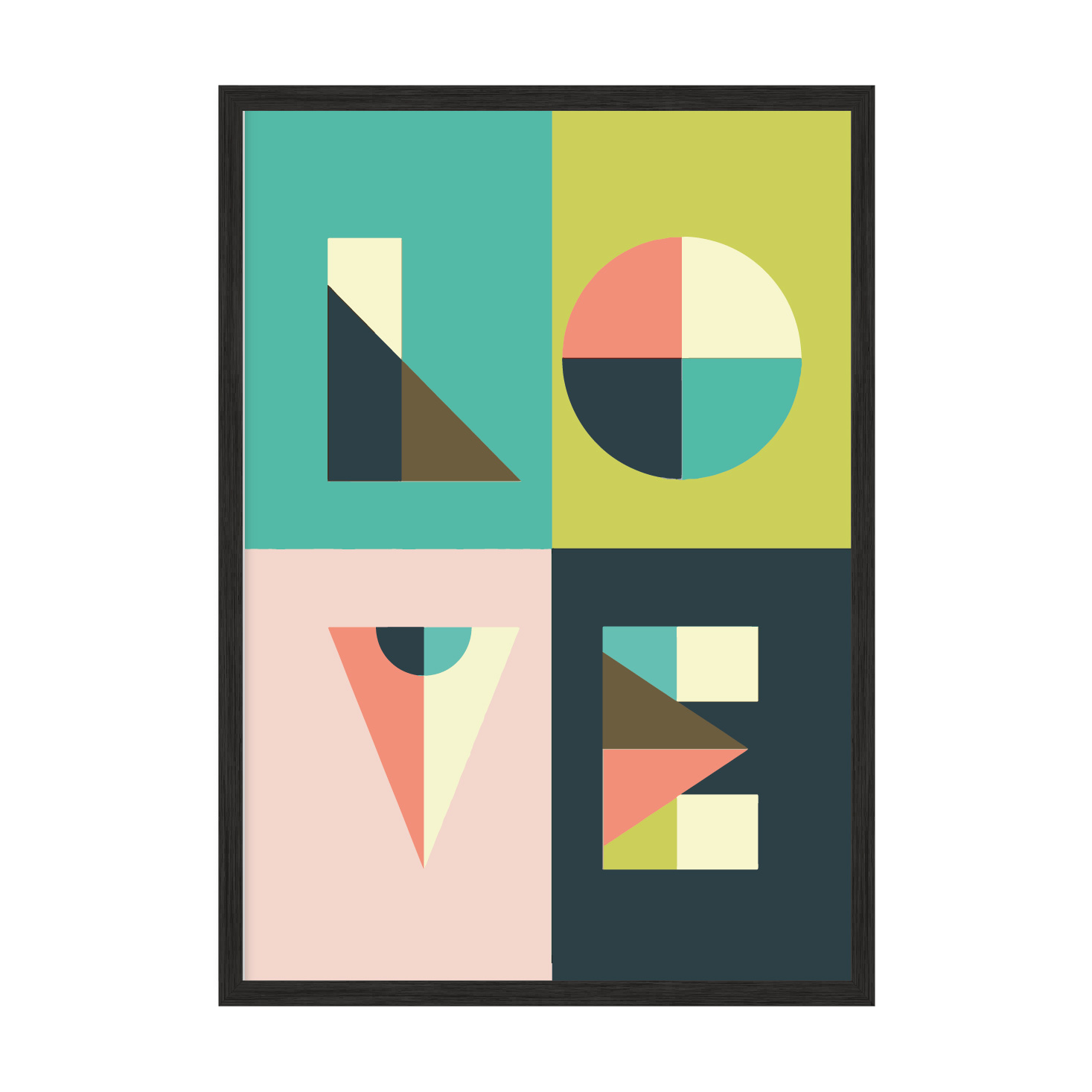 

Постер "Love Art" без стекла 42 x 59.4 см в чёрной рамке