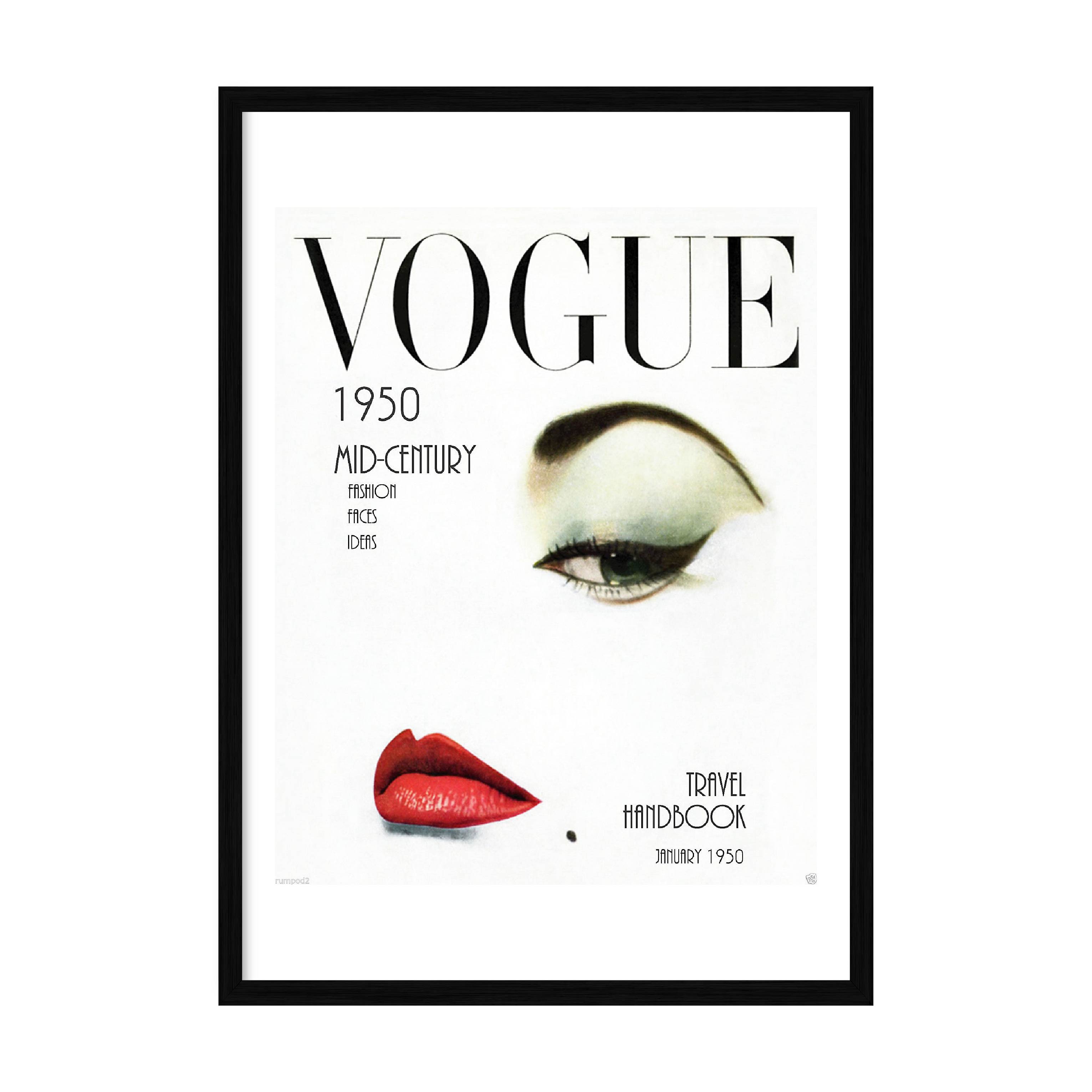 

Постер "VOGUE. vol. 1" без стекла 59.6 x 84 см в чёрной рамке