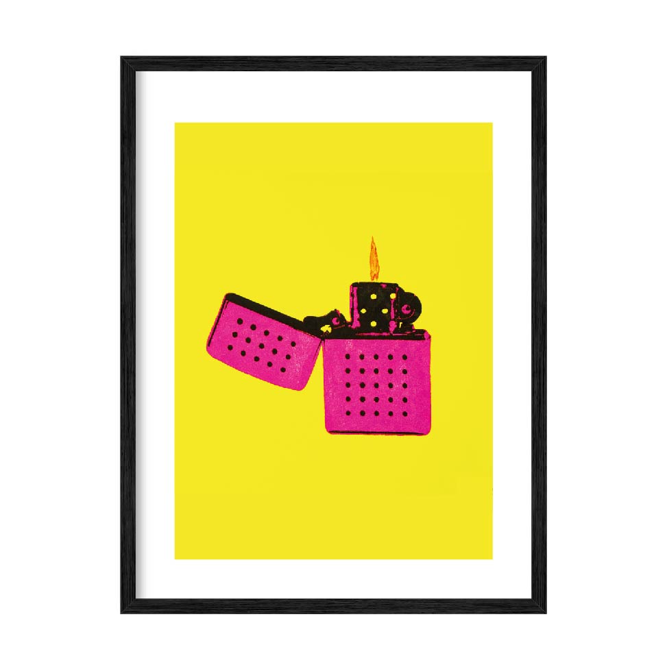 

Постер "Pop art Zippo" с антибликовым стеклом 42 x 59.4 см в чёрной рамке