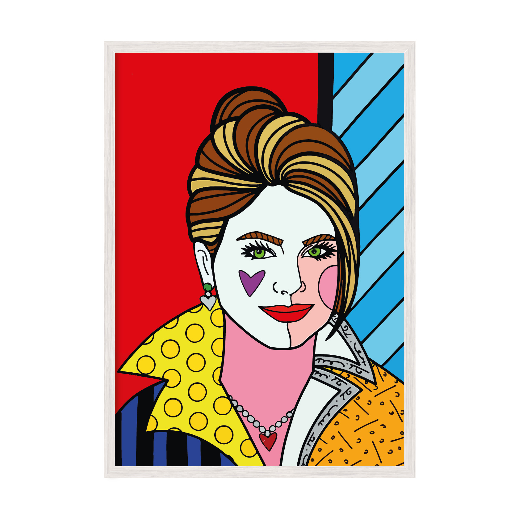

Постер "Art Girl**" с антибликовым стеклом 42 x 59.4 см в белой рамке