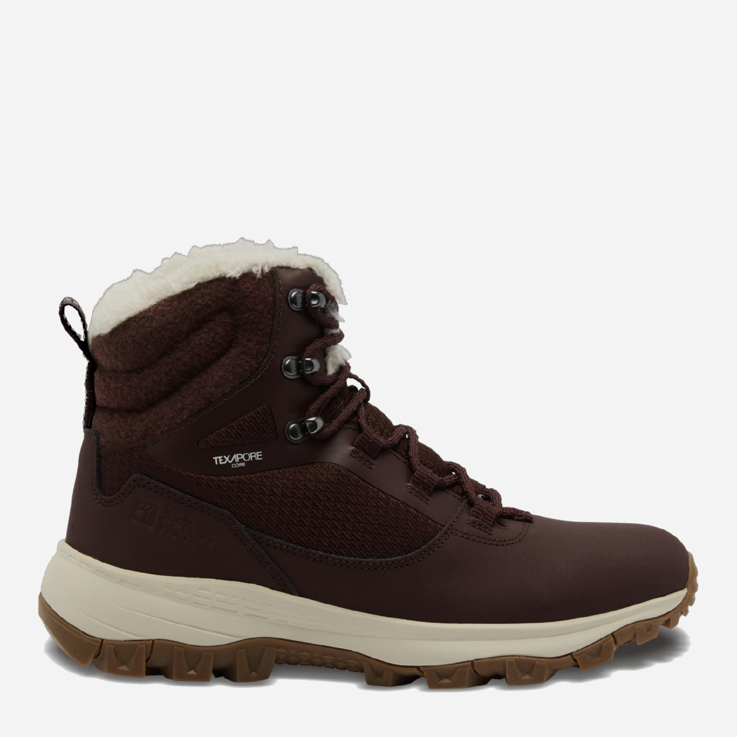 Акція на Жіночі зимові черевики високі з мембраною Jack Wolfskin Everquest Texapore High W 4053591-2699 37.5 (4.5UK) 24.3 см Теракотові від Rozetka