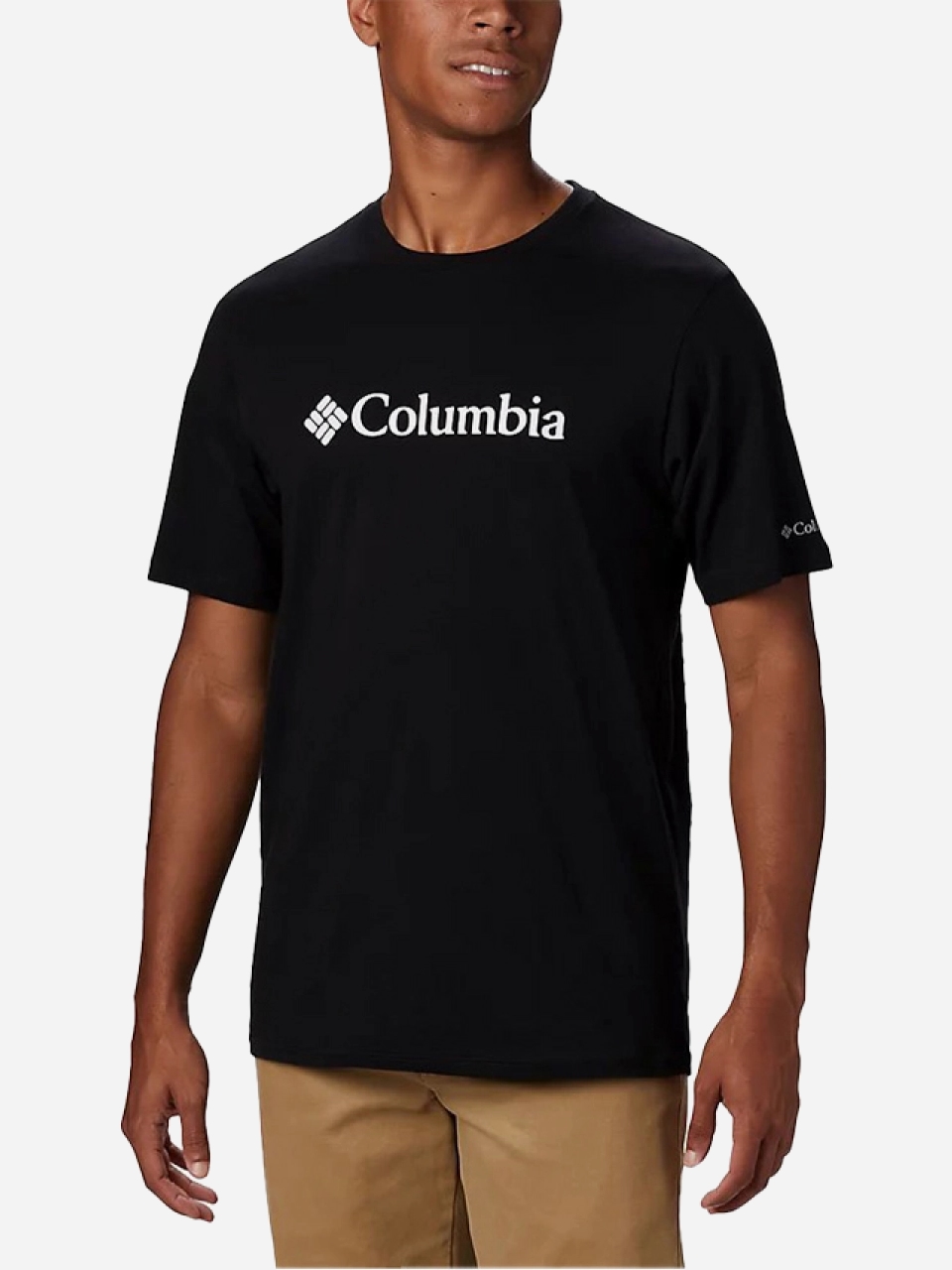 Акція на Футболка бавовняна чоловіча Columbia CSC Basic Logo Short Sleeve 1680053010 L Чорна від Rozetka