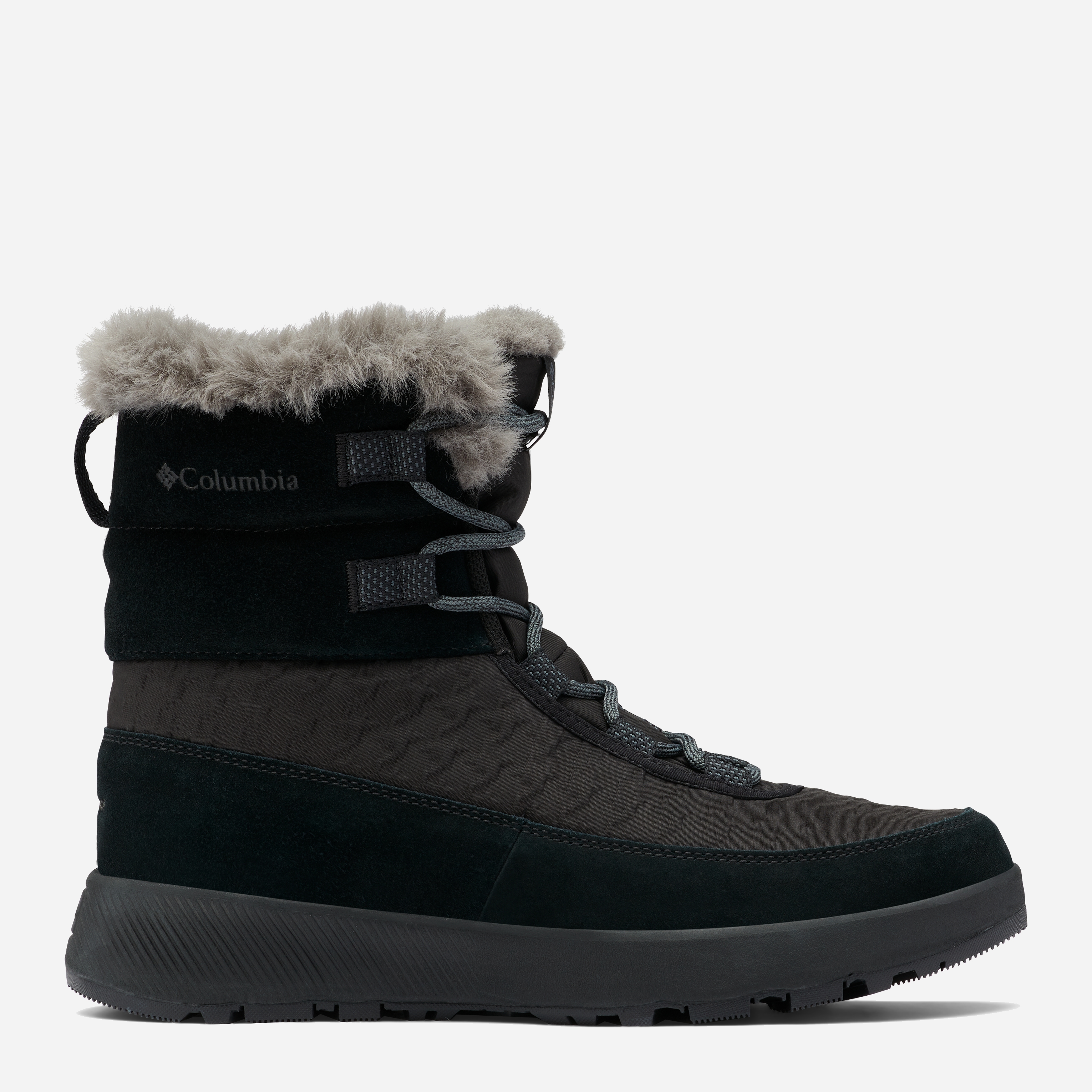 Акція на Жіночі зимові черевики високі Columbia Slopeside Peak Luxe 2104991010 41 (10US) Чорні від Rozetka