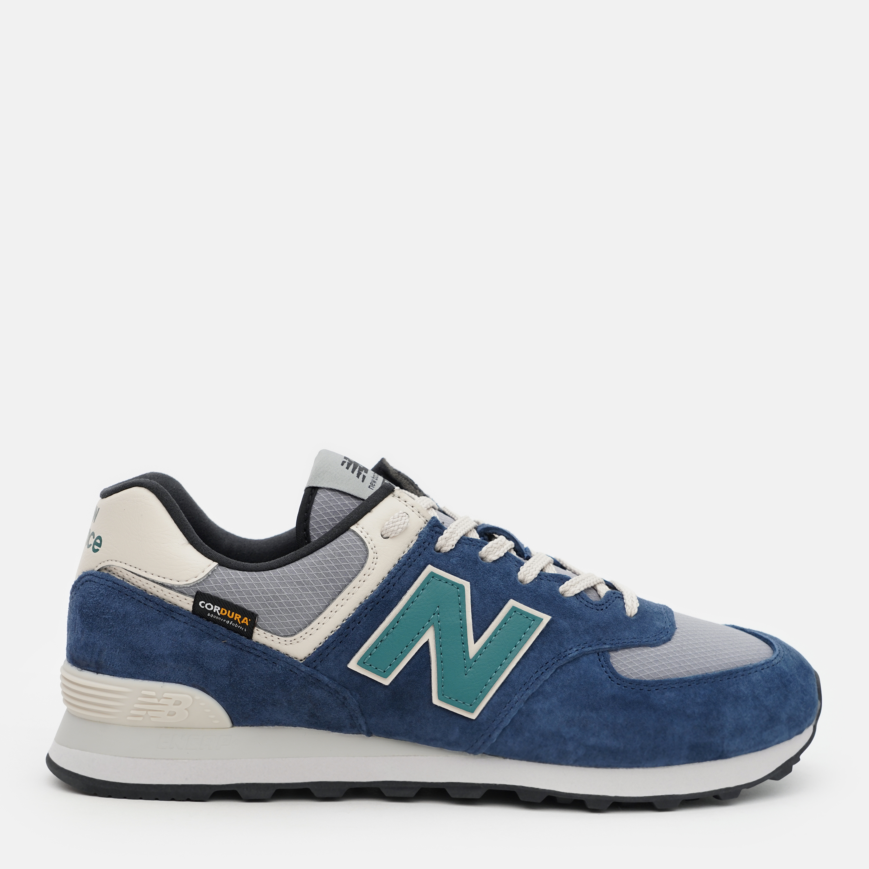 Акція на Чоловічі кросівки New Balance 574 U574SOA 42 (8.5US) 26.5 см Синій/Бірюзовий від Rozetka