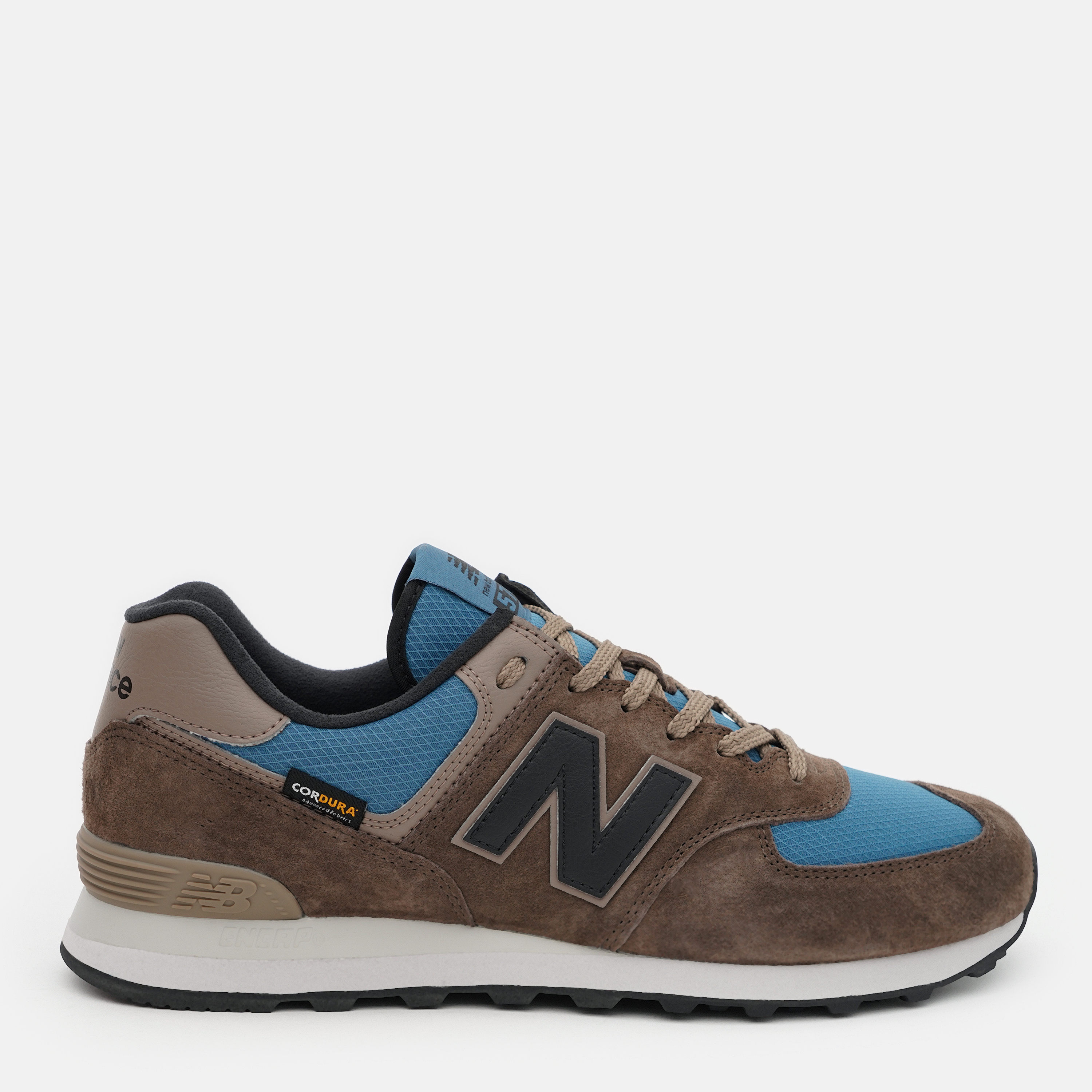 Акція на Чоловічі кросівки New Balance 574 U574SOB 45.5 (11.5US) 29.5 см Коричневий/Блакитний від Rozetka