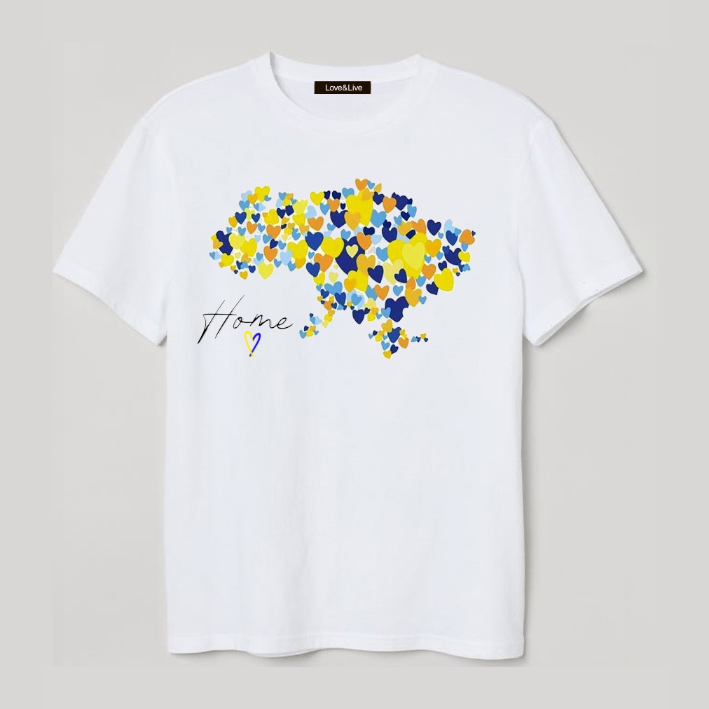 Акція на Футболка бавовняна жіноча Love&Live Motherland Pride LLP04955 XL Біла з принтом від Rozetka