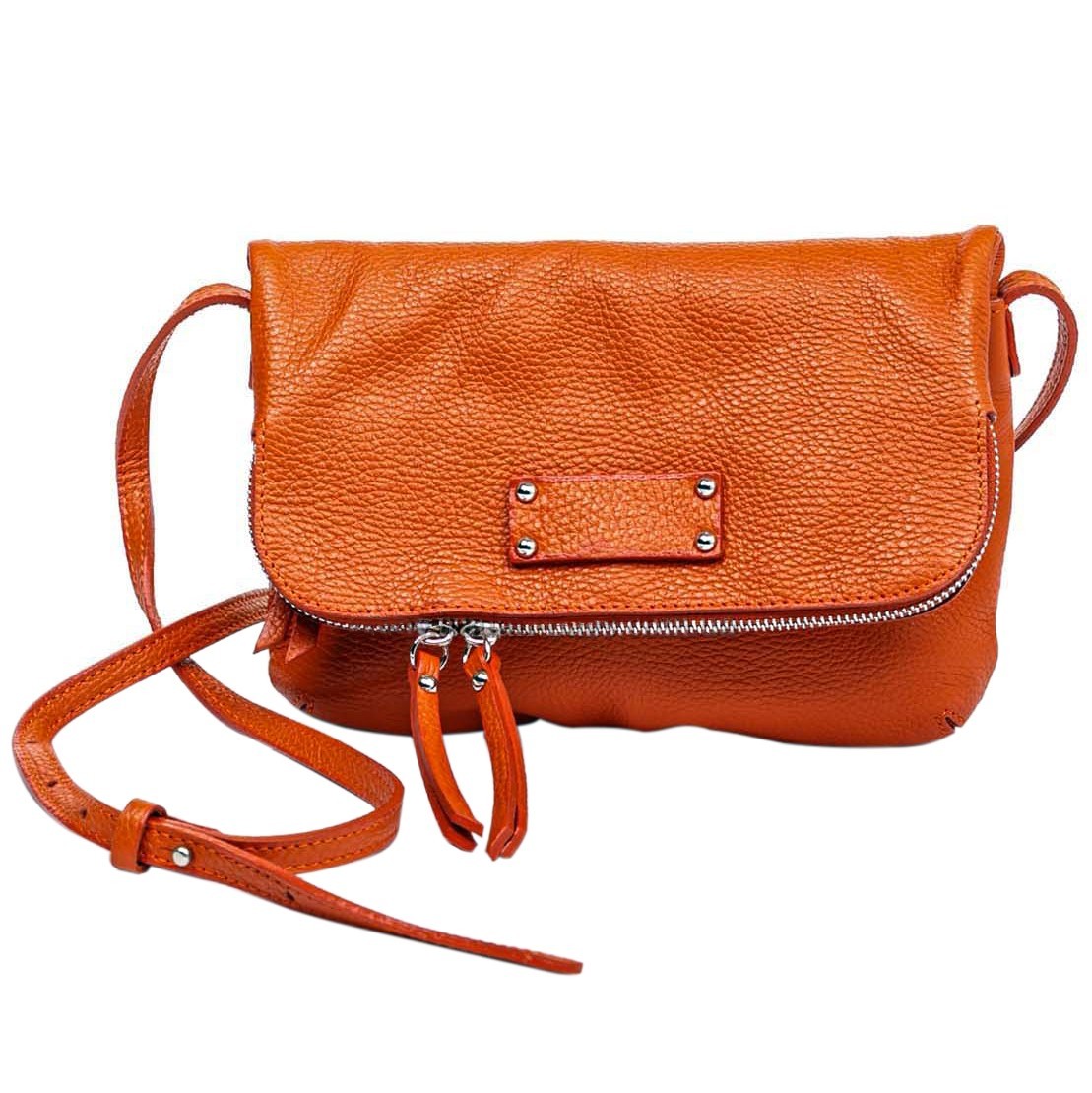 

Клатч женский кожаный Italian Bags 1262_orange оранжевый Крайола