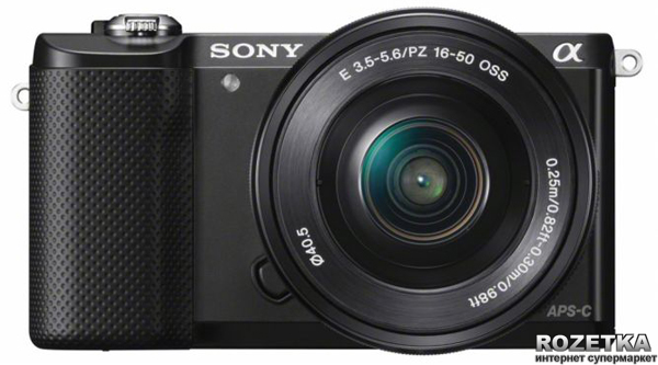 Фотоаппарат Sony Alpha 5000 16-50mm Kit Black (ILCE5000LB.CEC) купить ...