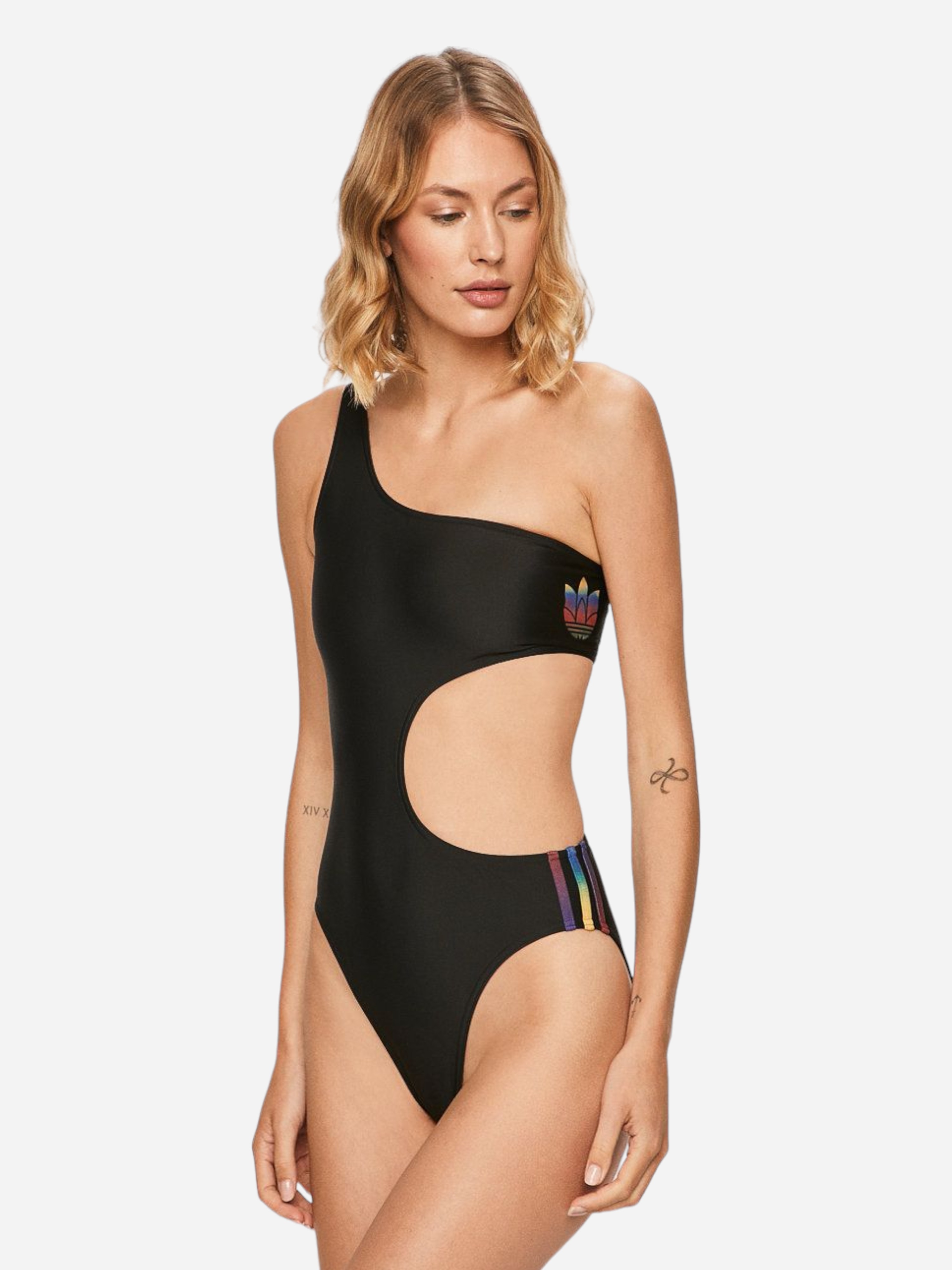 Акція на Купальник суцільний жіночий adidas Swimsuit GD3972 34 Чорний від Rozetka