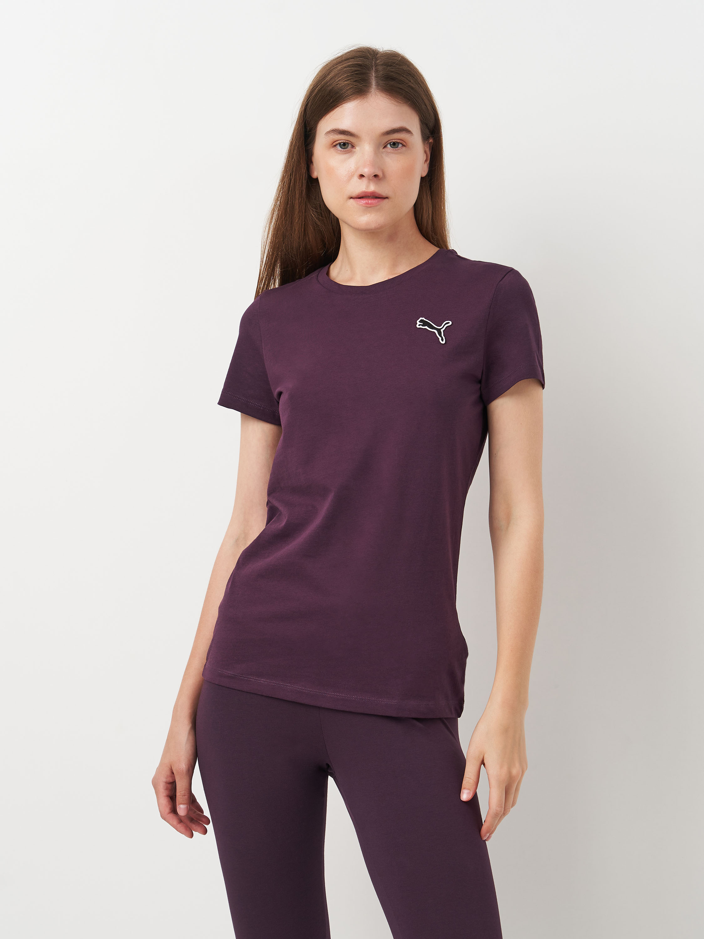 Акція на Футболка бавовняна жіноча Puma Better Essentials Tee 67598644 XS Фіолетова від Rozetka