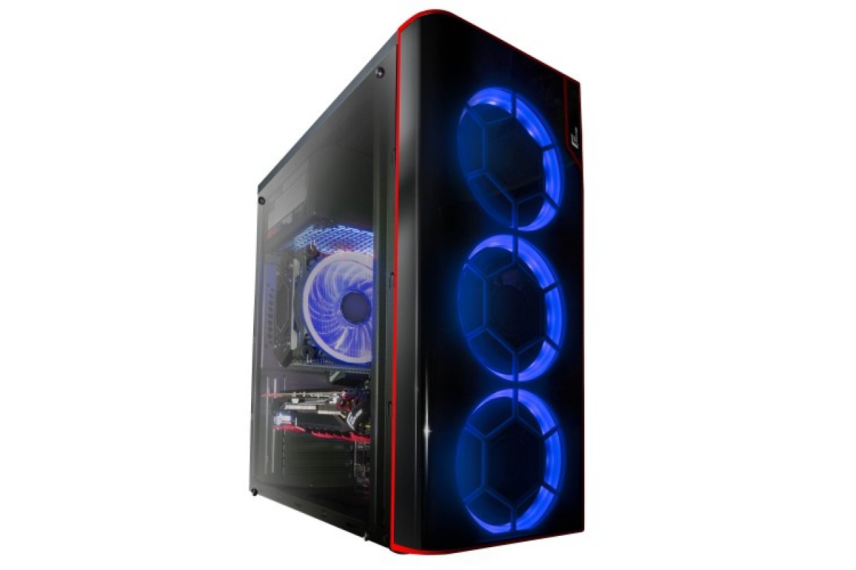 

Корпус Frime Vision blue led USB без БП (Vision-U3-3BSRF-WP)