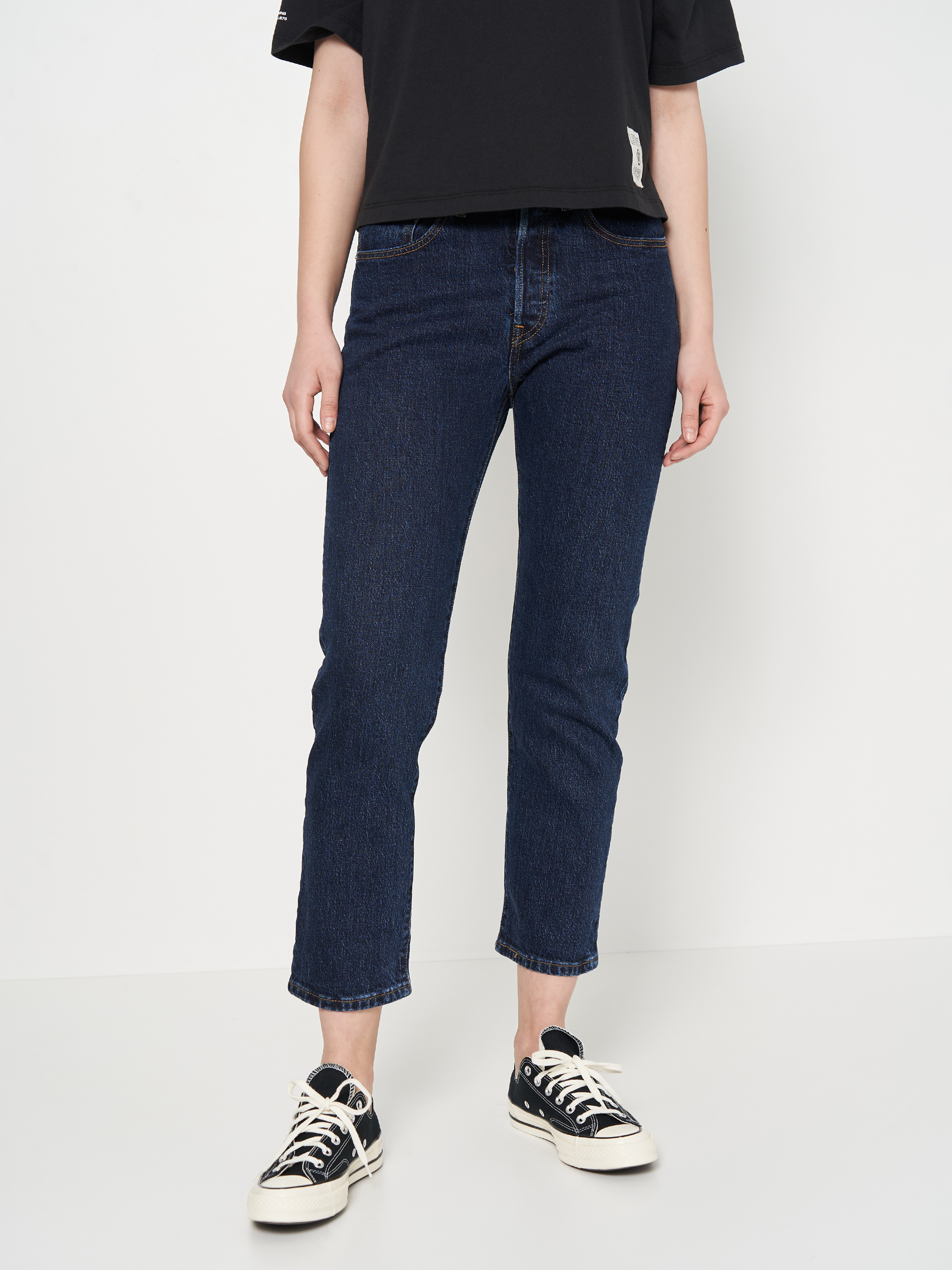 Акція на Джинси Levi's 501 Crop 36200-0179 25-28 Salsa Stonewash Blue від Rozetka