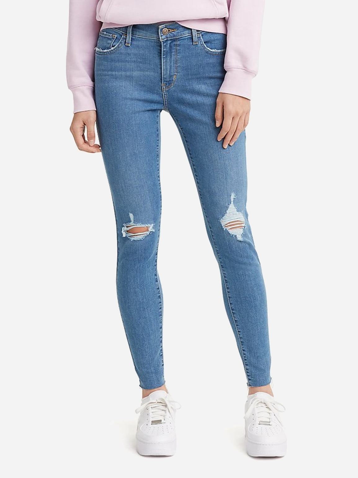 Акція на Джинси Skinny жіночі Levi's 697980976 W26 L30 Сині від Rozetka