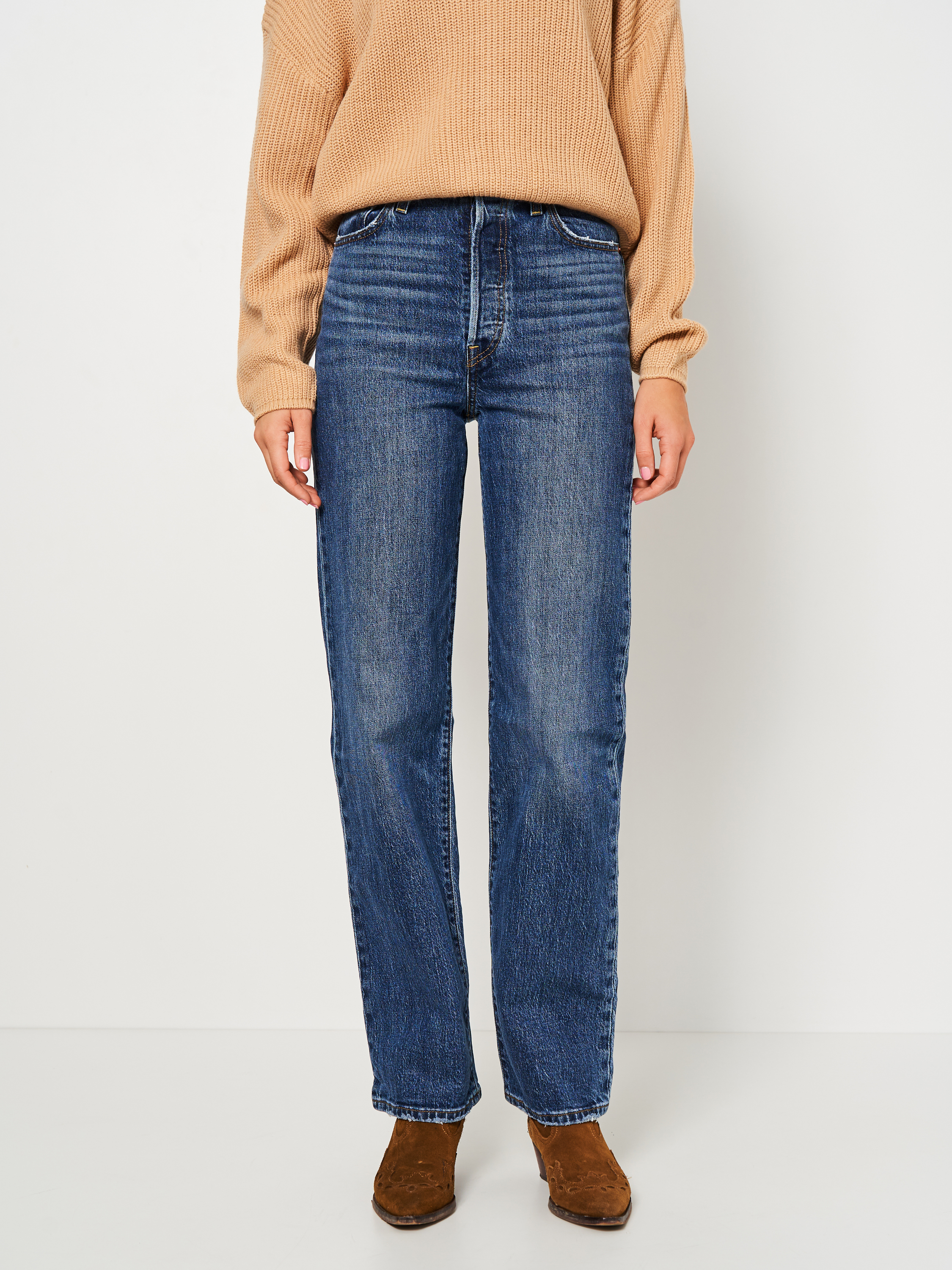 Акція на Джинси Levi's Ribcage Full Length 79078-0007 27-32 Valley View від Rozetka