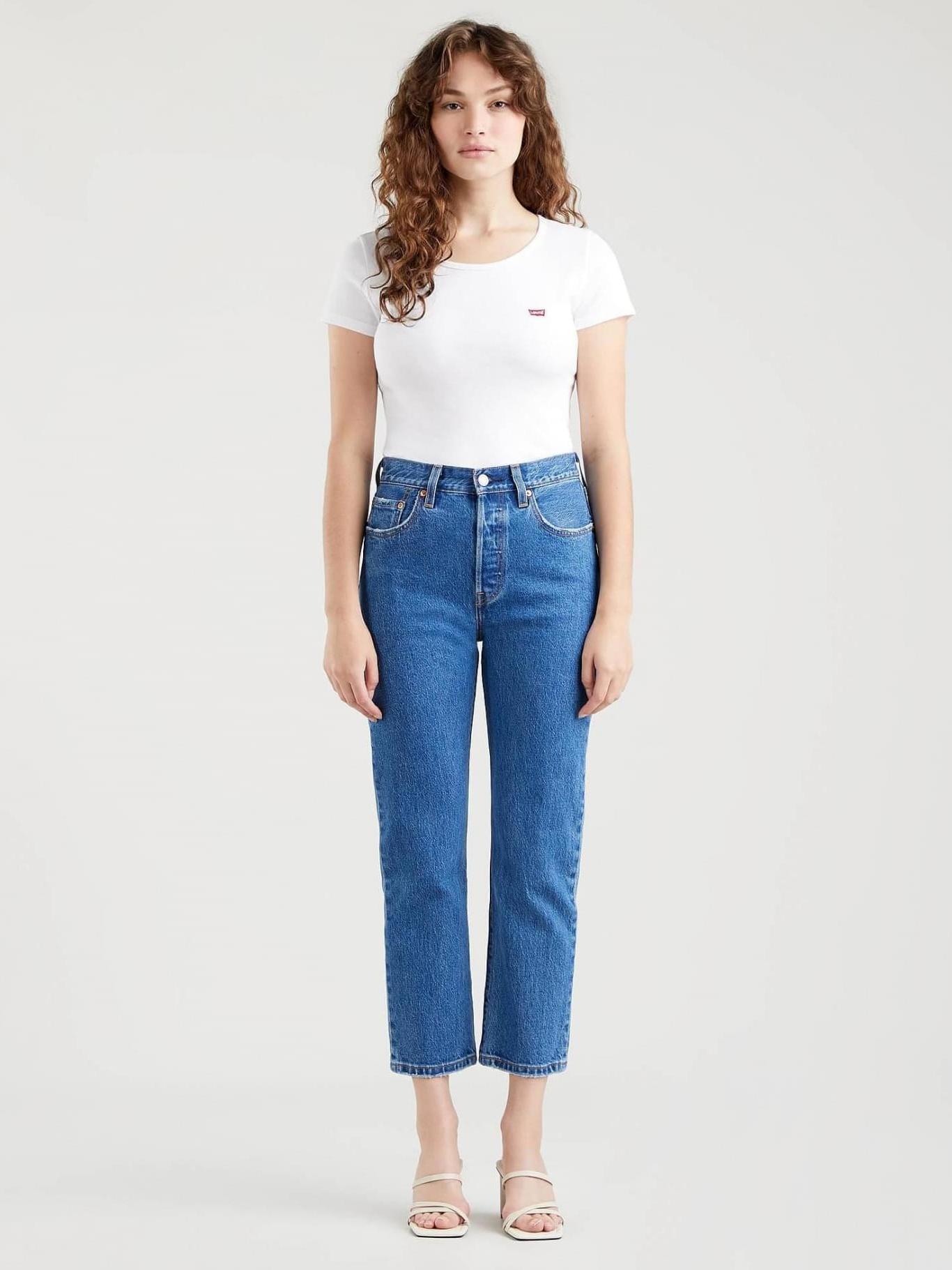 Акція на Джинси Regular Fit жіночі Levi's 330462079 W24 L26 Сині від Rozetka