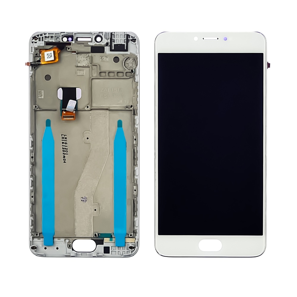 

Дисплей для Meizu M3 Note (model L681H) с белым тачскрином и корпусной рамкой