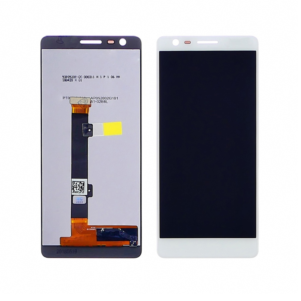 

Дисплей для Nokia 3.1 Dual Sim с белым тачскрином