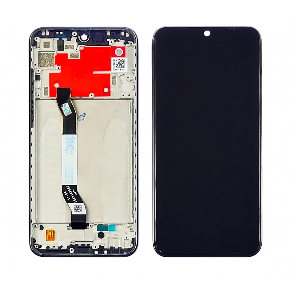 

Дисплей для Xiaomi Redmi Note 8T с чёрным тачскрином и серой корпусной рамкой