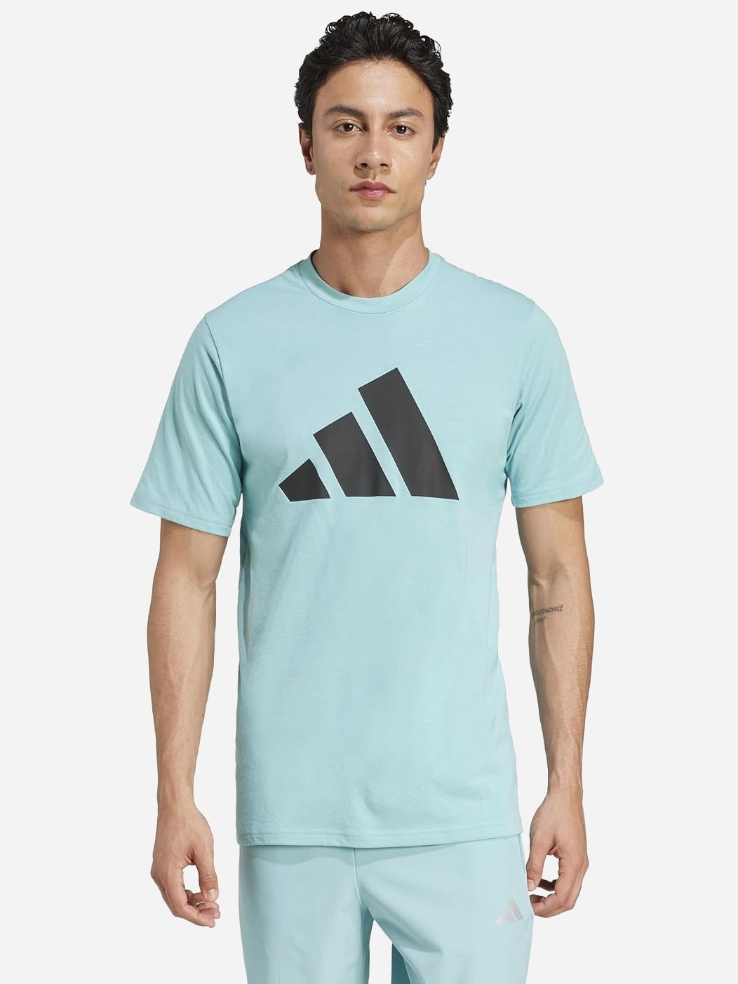 Акція на Футболка чоловіча Adidas Tr-Es Fr Logo T IW3347 S М'ятна від Rozetka