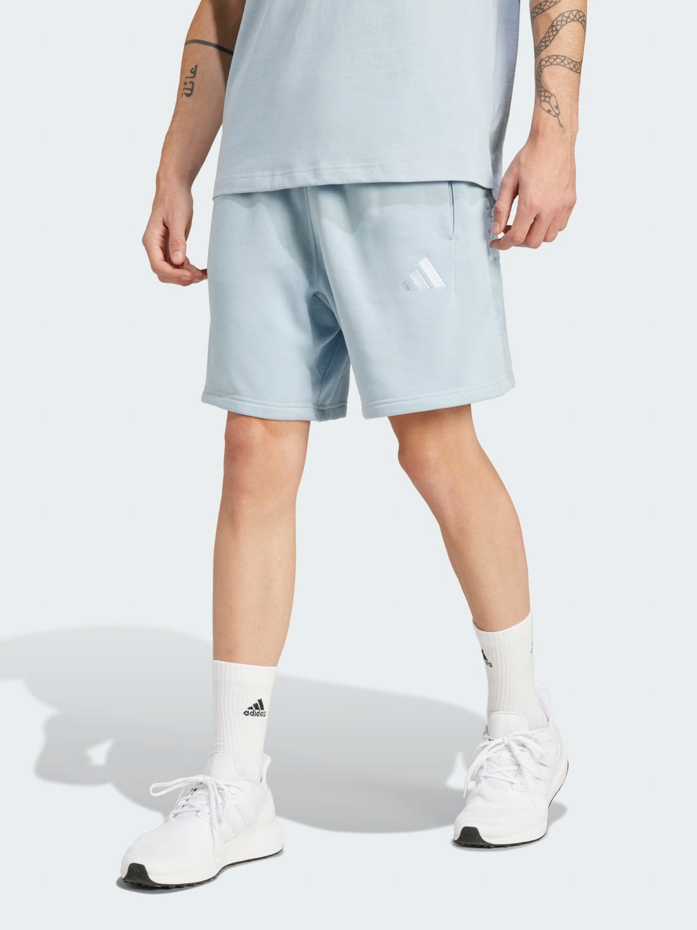 Акція на Шорти бавовняні чоловічі Adidas M A Szn G Sho IY6603 S Блакитні від Rozetka