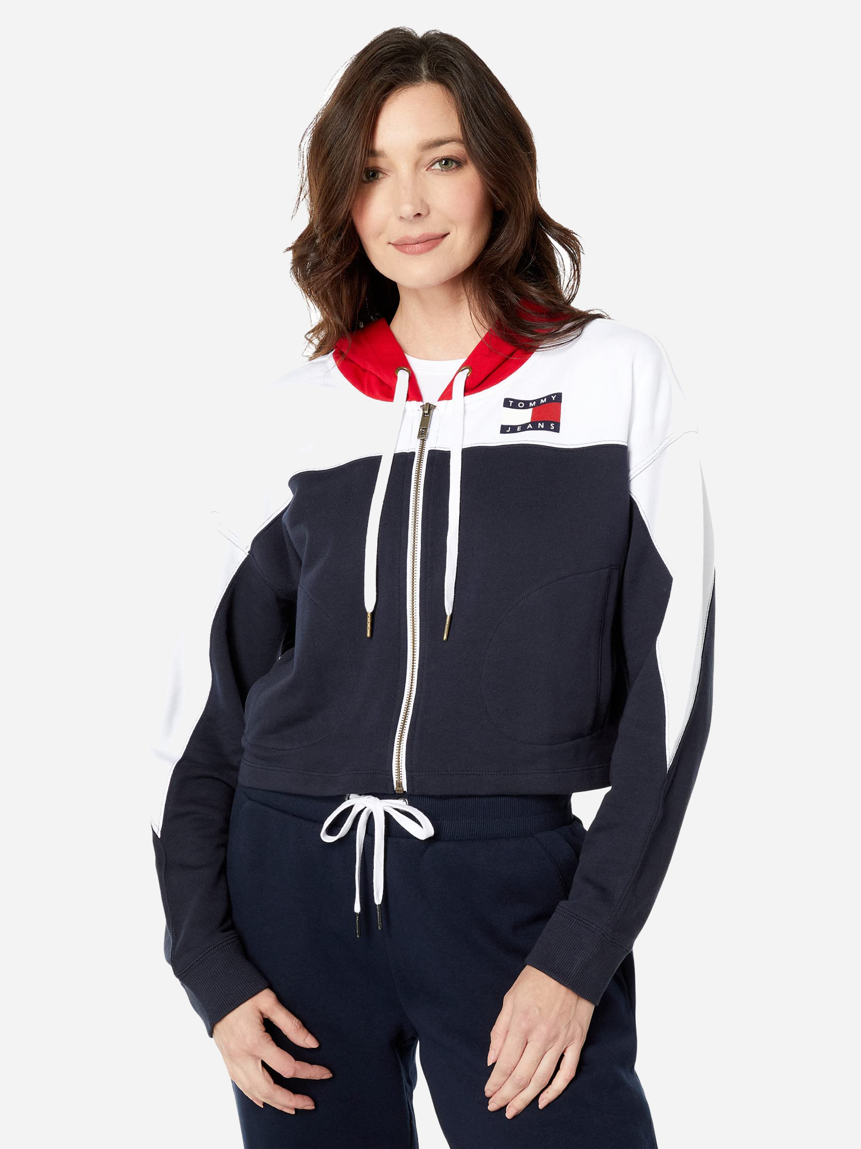 Акція на Толстовка на блискавці з капюшоном жіноча Tommy Hilfiger 478117789 M Різні кольори від Rozetka