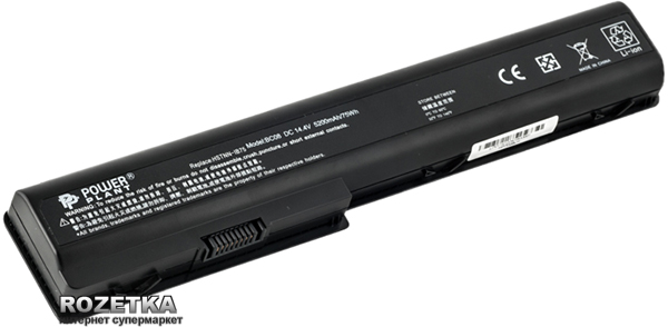 Акція на Аккумулятор PowerPlant для HP DV7 Black (14.4V/5200mAh/6Cells) (NB00000030) від Rozetka UA