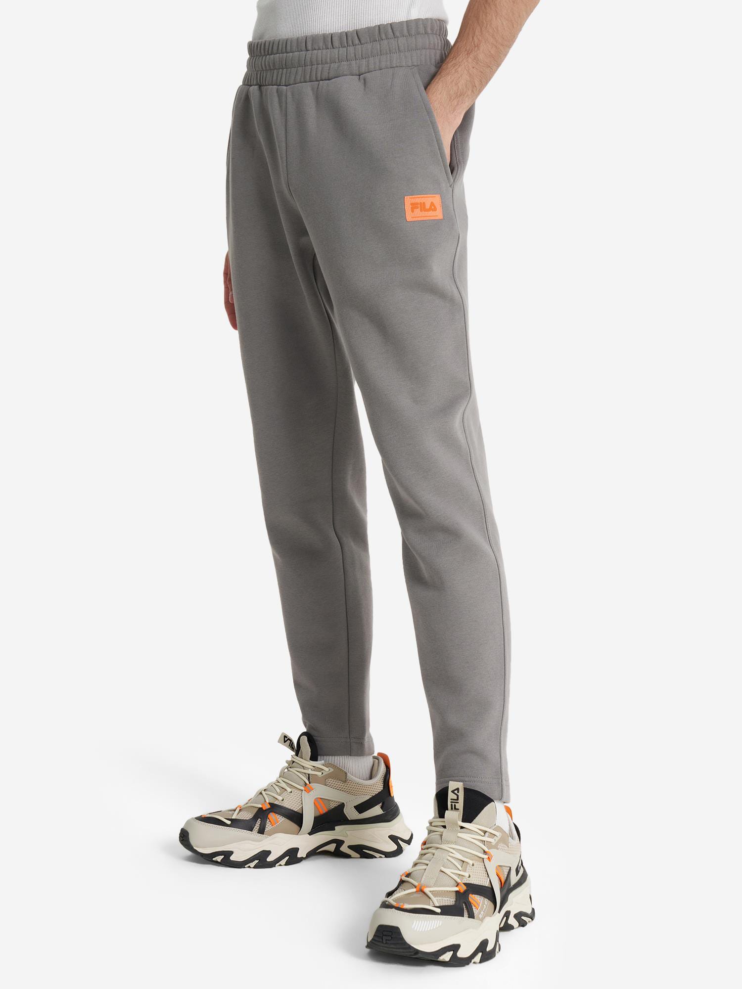 Акція на Спортивні штани чоловічі Fila Men's trousers 129890-91 50 Сірі від Rozetka