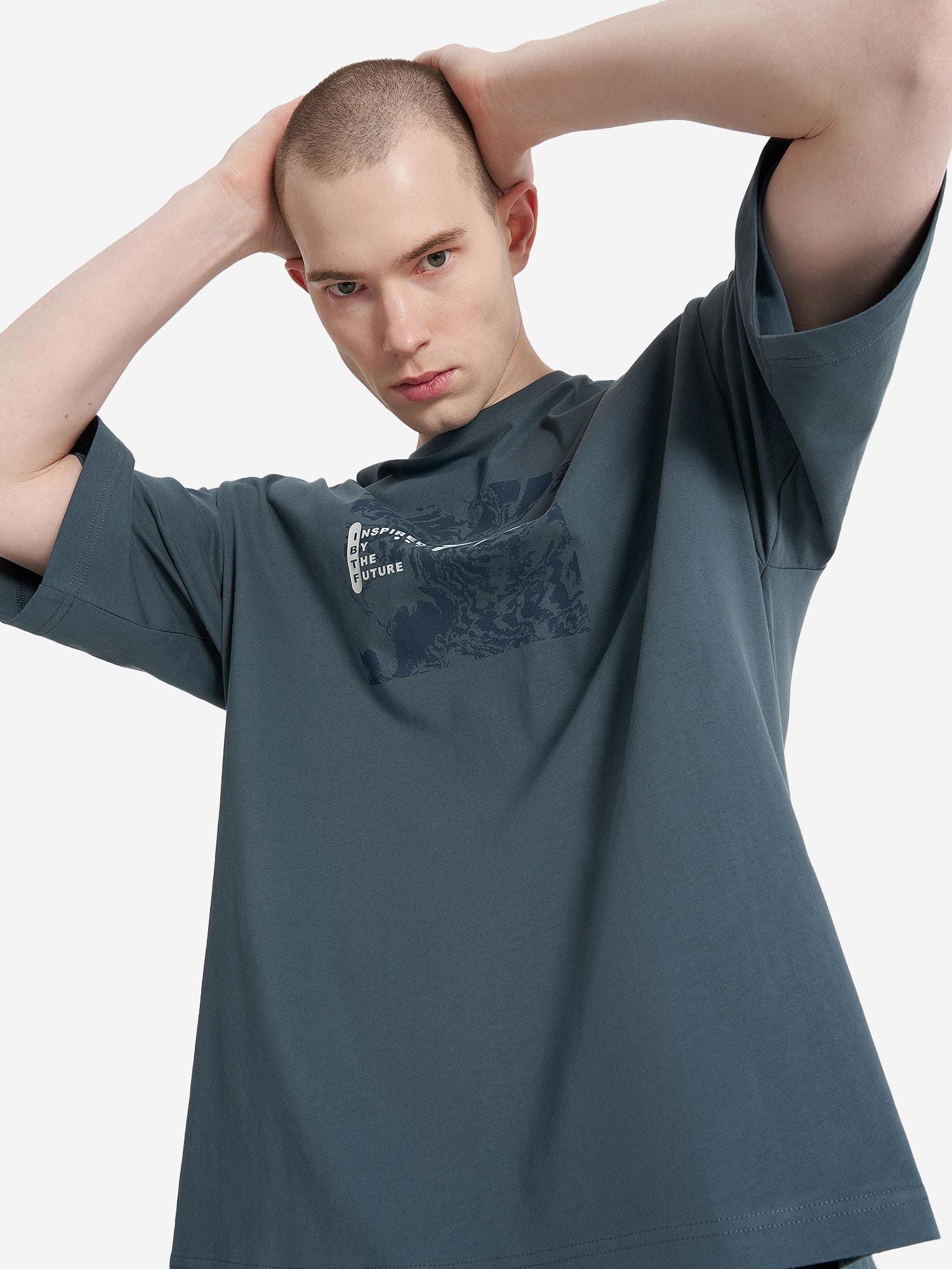 Акція на Футболка бавовняна чоловіча Fila Men's T-shirt 129905-Z3 52-54 Сапфірова від Rozetka