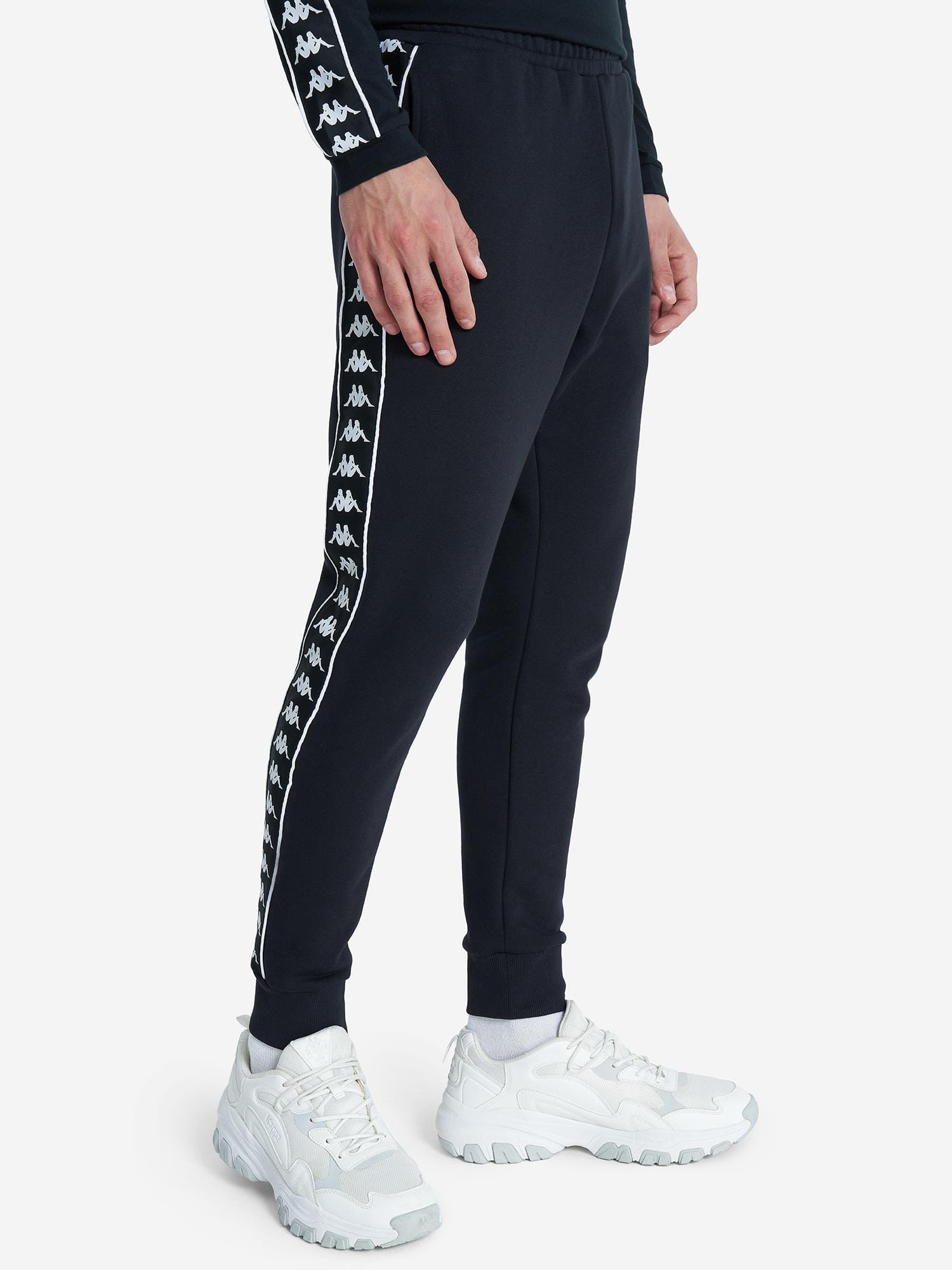 Акція на Спортивні штани чоловічі Kappa Men's trousers 130327-99 48 Чорні від Rozetka