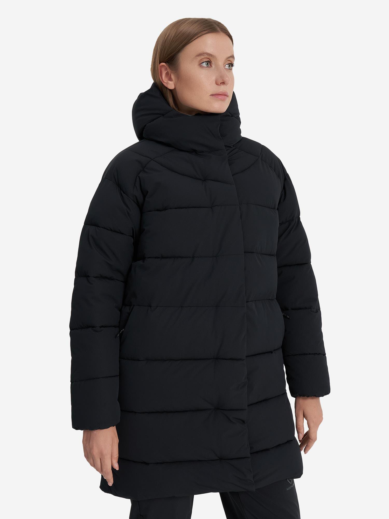 Акція на Куртка зимова довга жіноча Northland Women's jacket 130591-99 42-44 Чорна від Rozetka