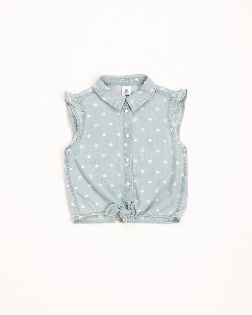 

Блуза H&M Д0070694 цвет голубой 128 см