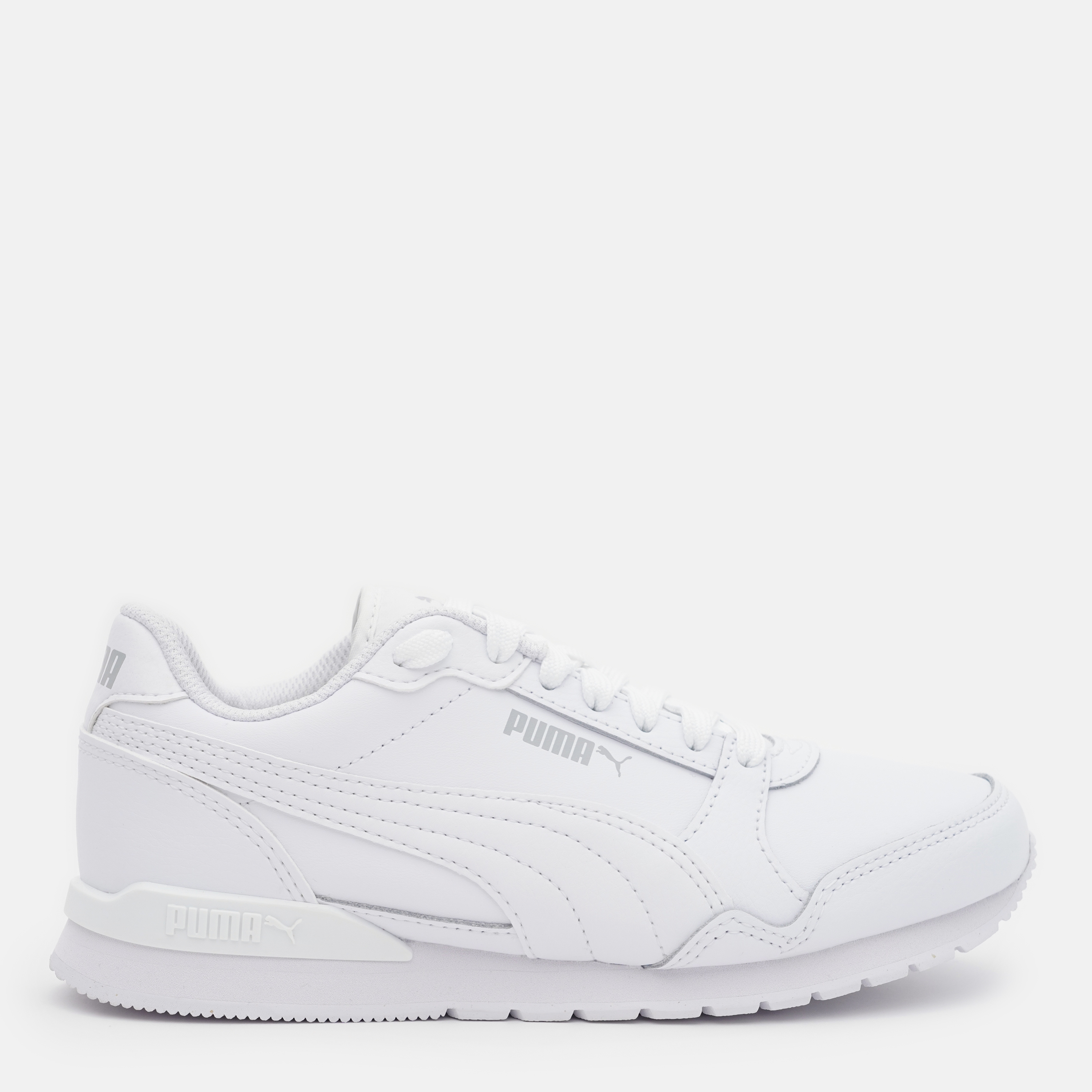 Акція на Підліткові кросівки для хлопчика Puma St Runner V3 L Jr 38490402 37.5 White-White від Rozetka