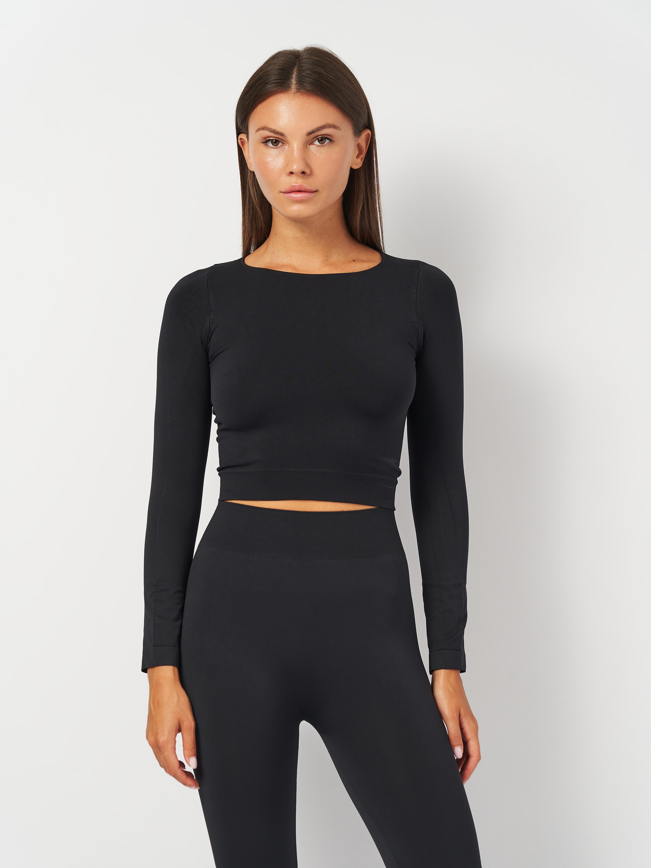 Акція на Топ жіночий Giulia CROP TOP_Nero_2 S/M Чорний від Rozetka