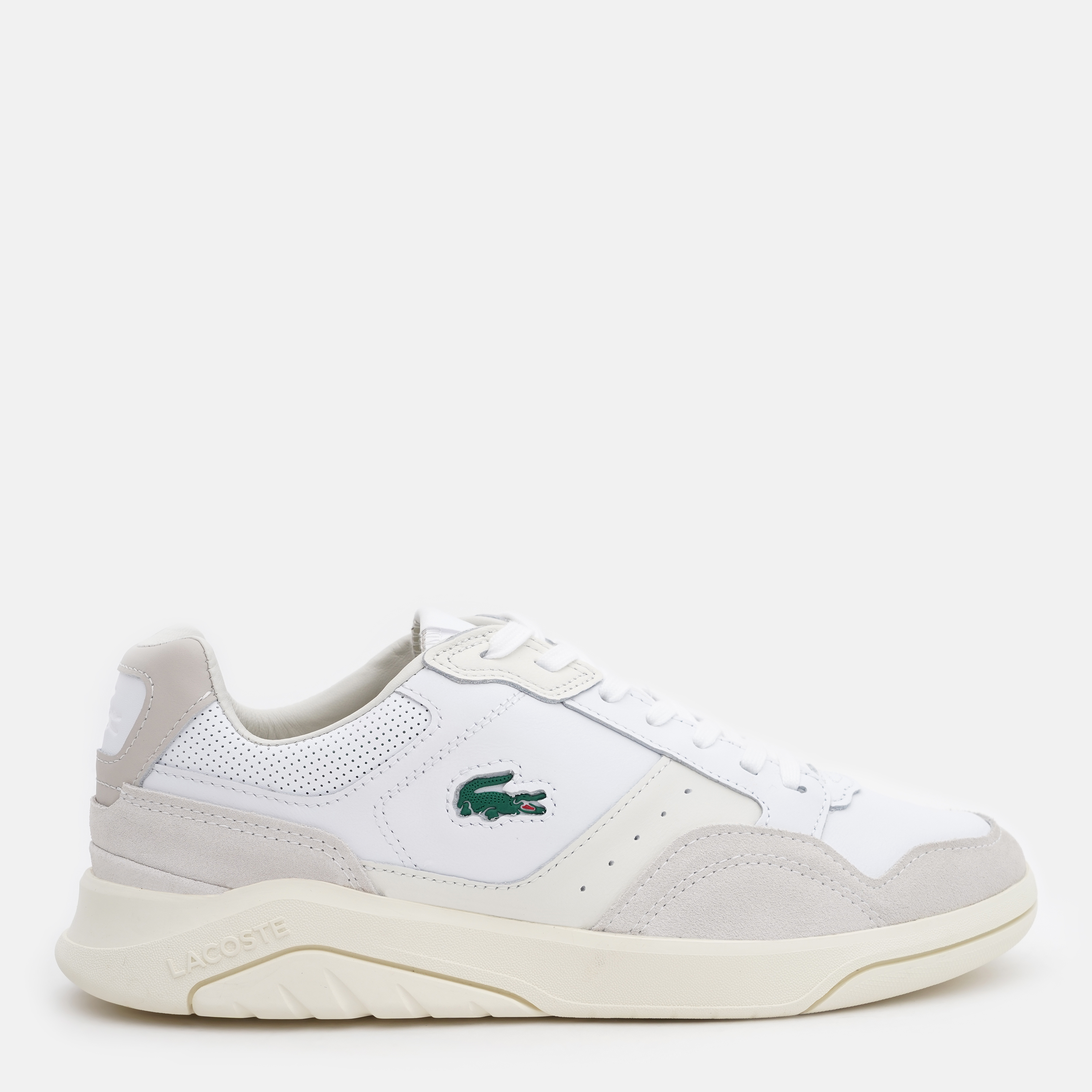 Акція на Чоловічі кросівки Lacoste Gameadvance 741SMA0015-65T 43 (T9) 27.1 см WHT/OFF WHT від Rozetka