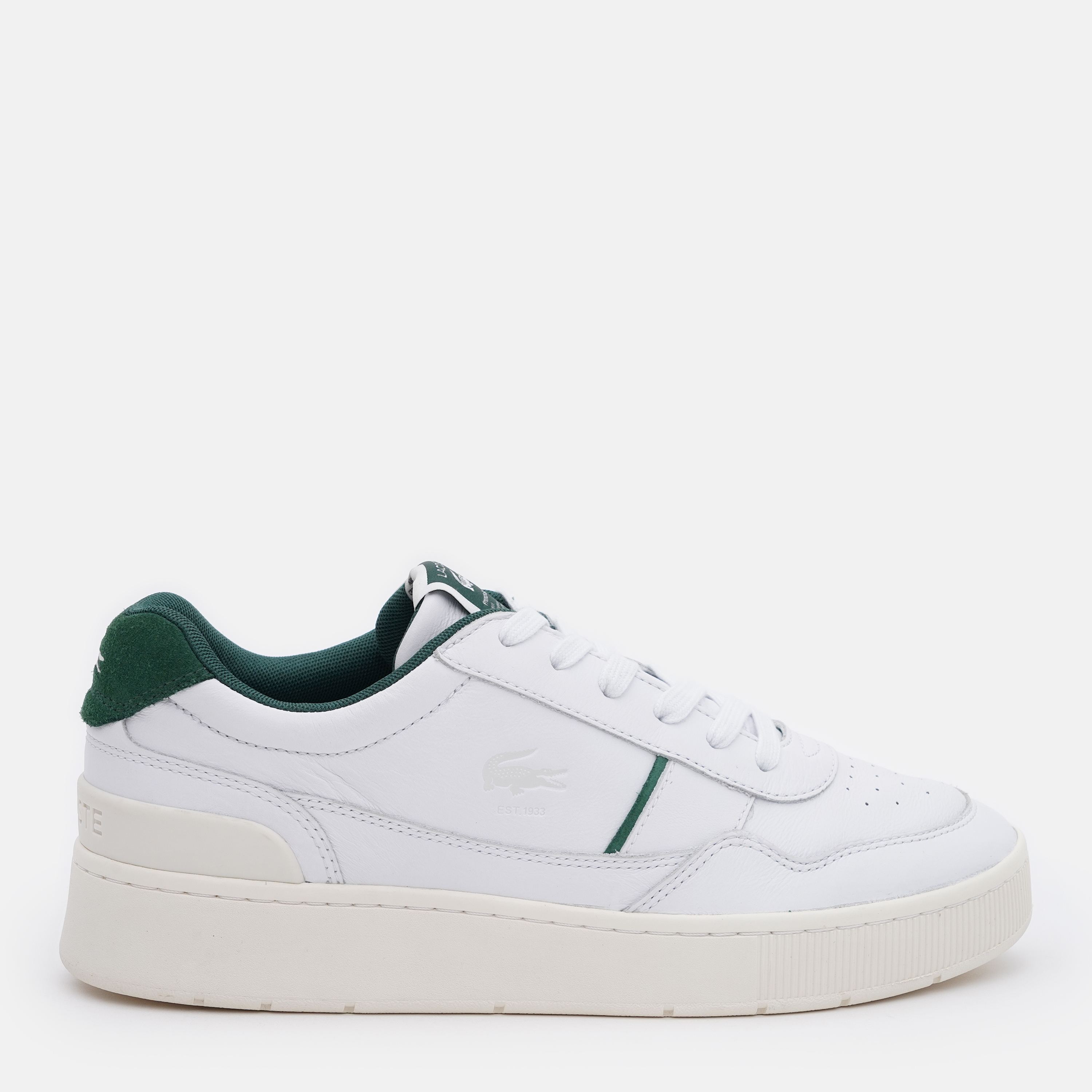 Акція на Чоловічі кросівки Lacoste Ace Clip 747SMA0037-082 41 (T7.5) 25.8 см WHT/GRN від Rozetka