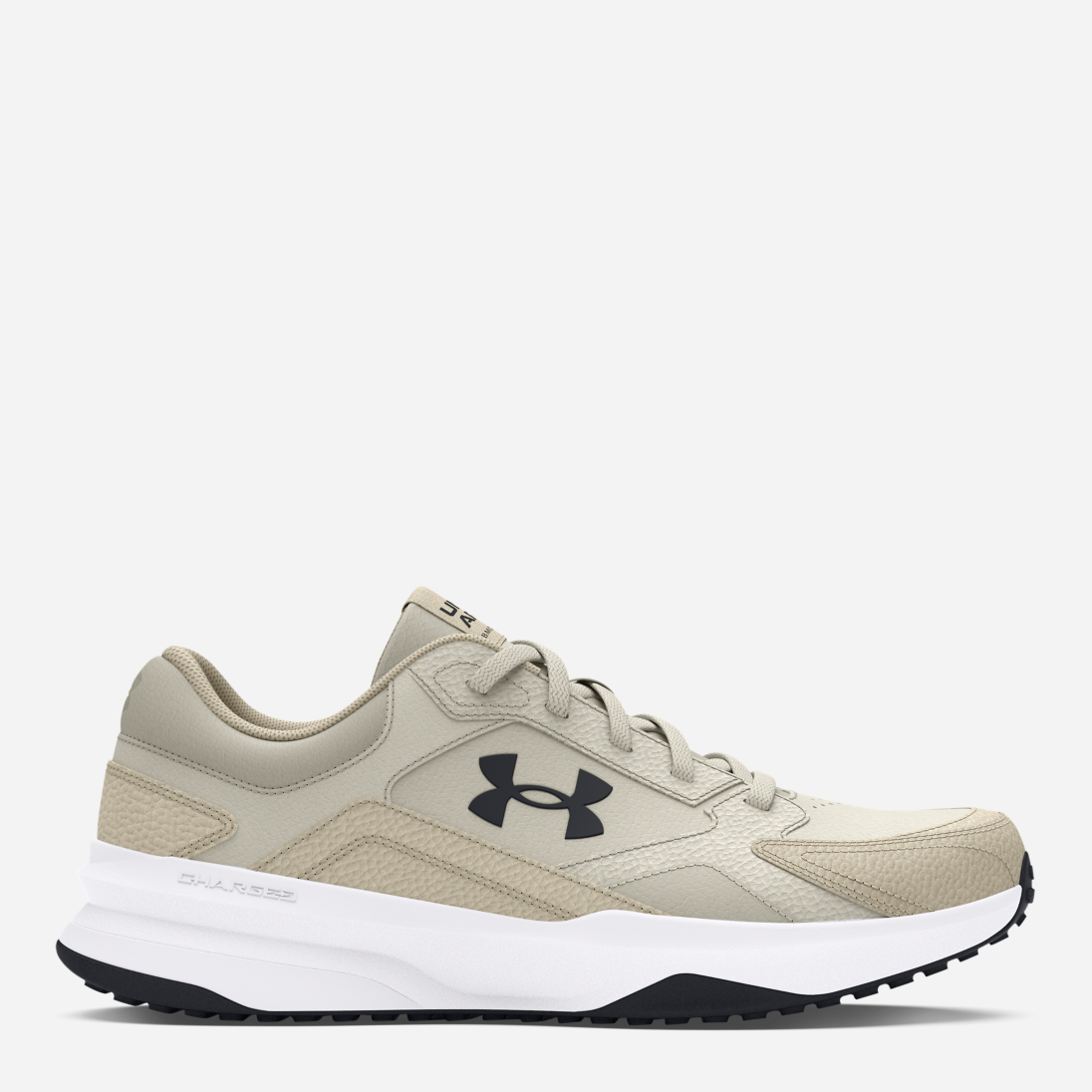 Акція на Чоловічі кросівки Under Armour Edge LTHR 3028375-104 44.5 (10.5US) 28.5 см Бежеві від Rozetka