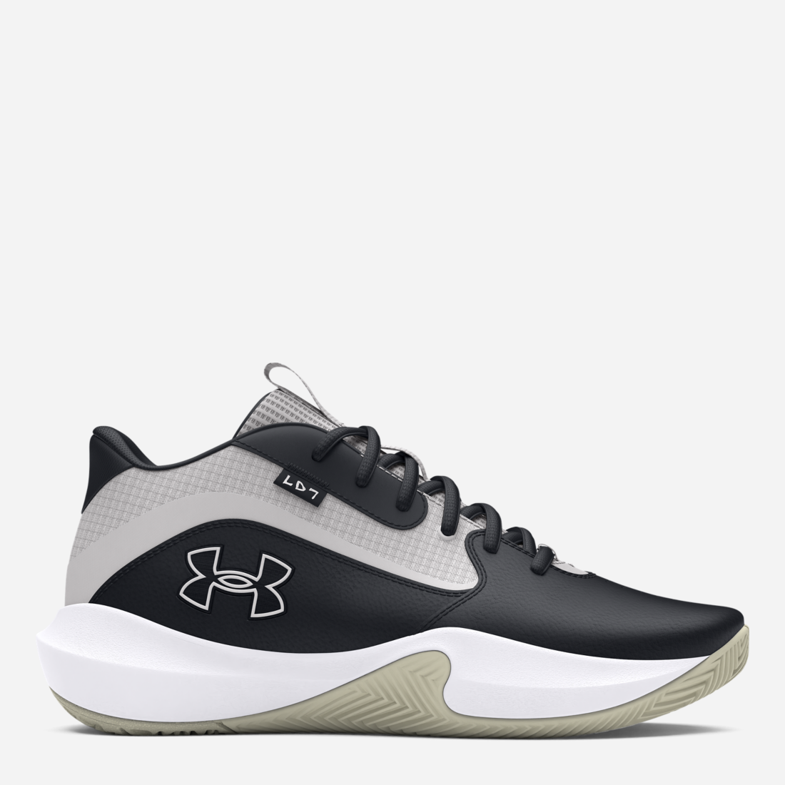 Акція на Чоловічі кросівки для баскетболу Under Armour Lockdown 7 3028512-002 42 (8.5US) 26.5 см Чорні від Rozetka