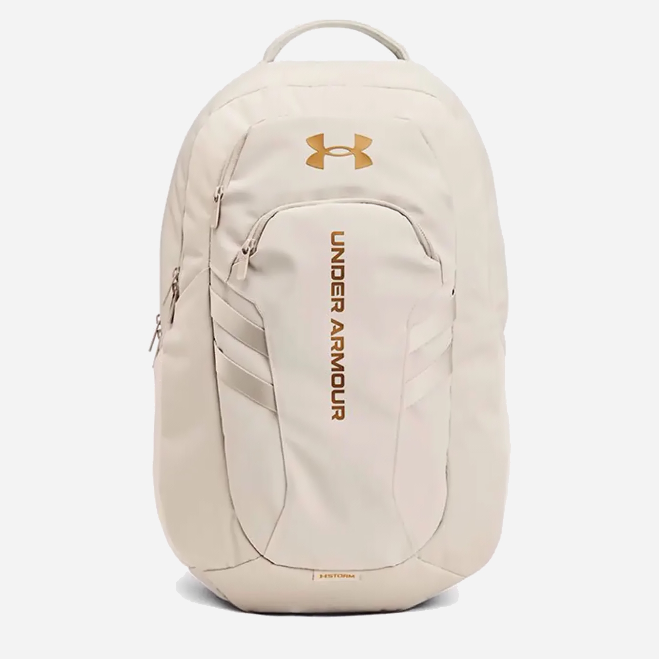 Акція на Рюкзак спортивний тканинний 31 л водонепроникний Under Armour Hustle 6.0 Pro 1384671-110 Бежевий від Rozetka