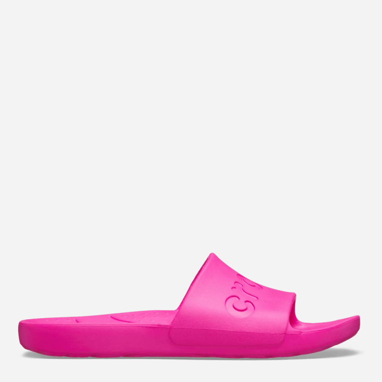 Акція на Жіночі шльопанці для пляжу Crocs Slide 210088-6TW 39-40 (M7/W9) 25 см Рожеві від Rozetka