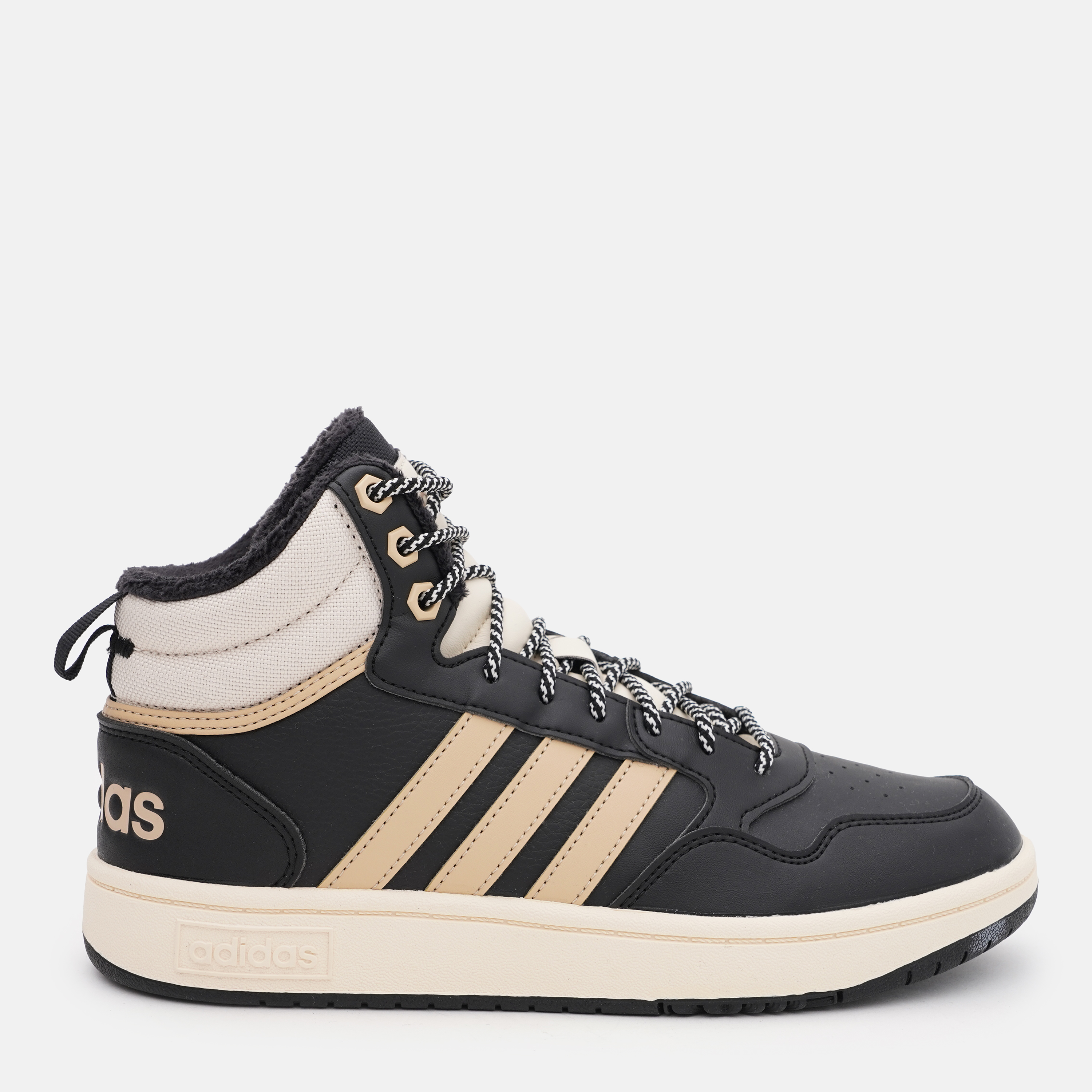 Акція на Жіночі зимові черевики Adidas Hoops 3.0 Mid Wtr IG7927 38 (5UK) 23.5 см Cblack/Magbei/Wonwhi від Rozetka