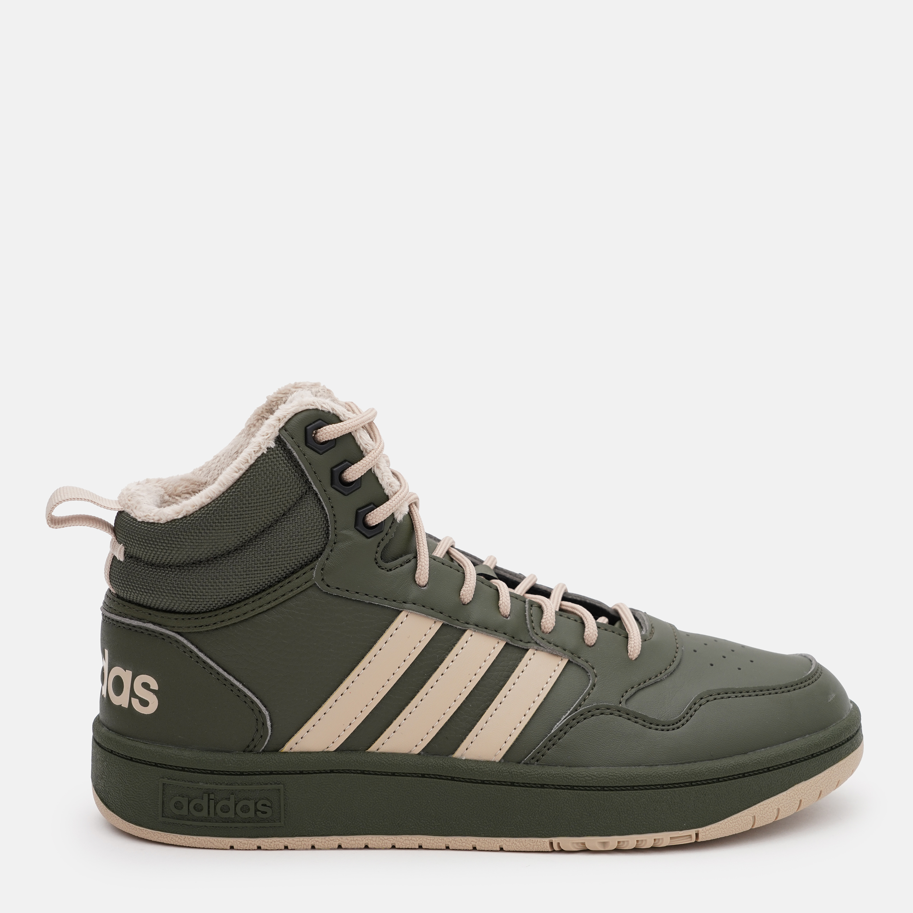 Акція на Жіночі зимові черевики Adidas Hoops 3.0 Mid Wtr IH0163 36.5 (4UK) 22.5 см Nightcarg/Clabro/Cbl від Rozetka