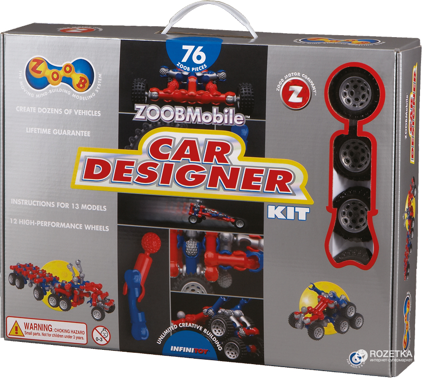 Конструктор Zoob Mobile Car Designer Kit (0Z12052) – фото, отзывы ...