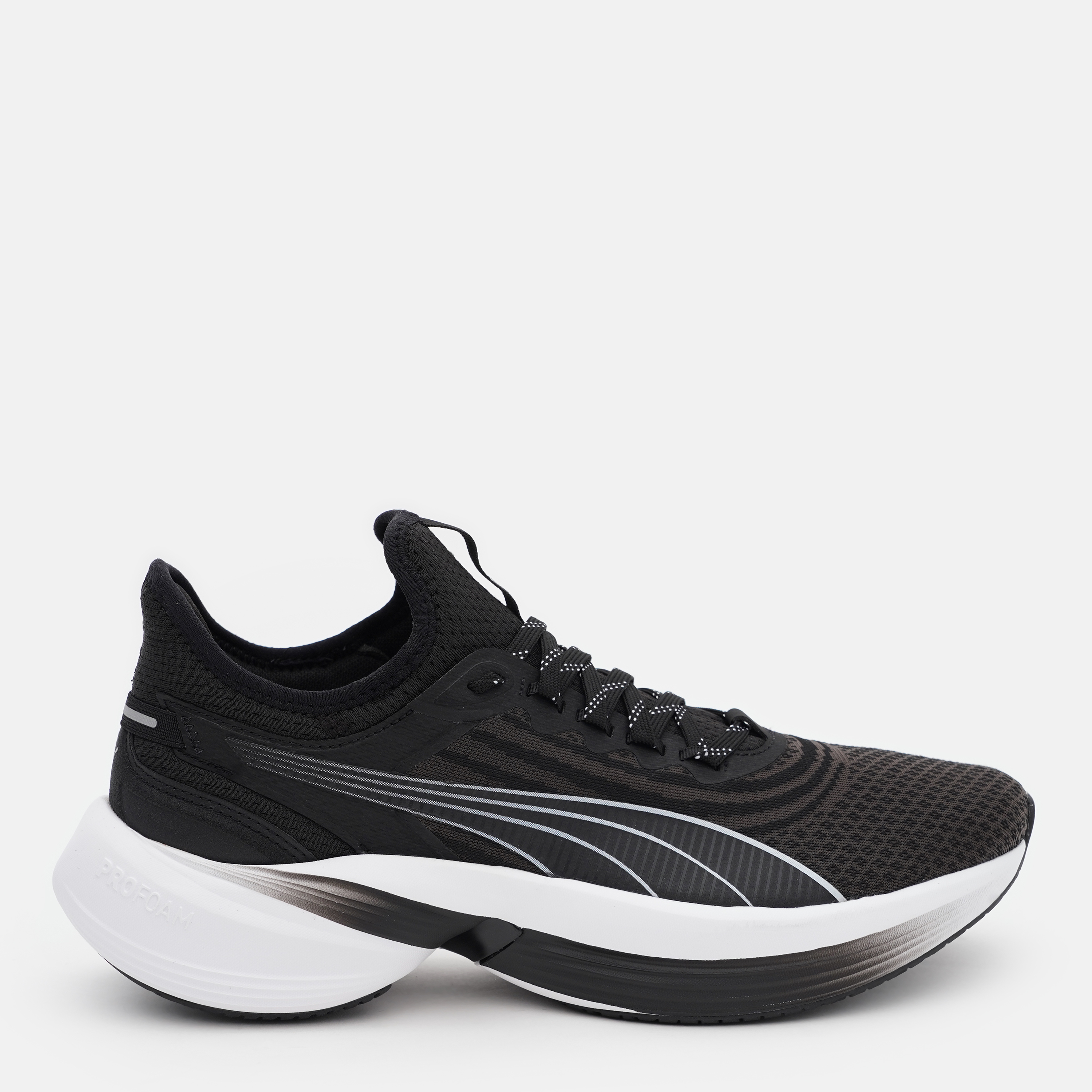 Акція на Чоловічі кросівки для бігу Puma Conduct Pro 37943809 43 (9UK) 28 см Black-Flat Dark Gray-White від Rozetka