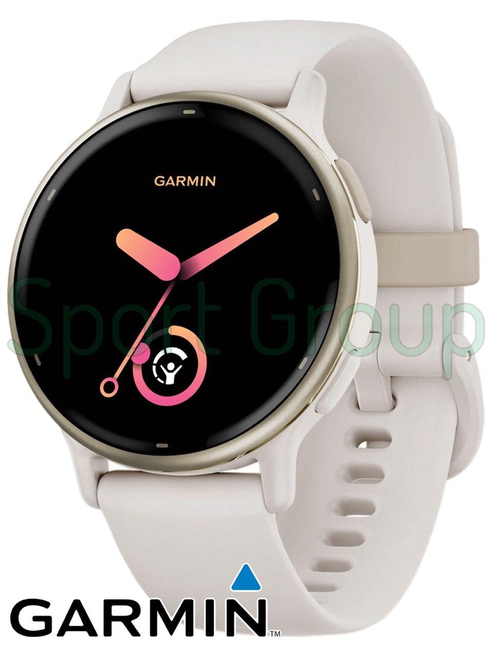 Смарт-часы Garmin Vivoactive 5 42.2 mm Ivory/Cream Gold (010-02862