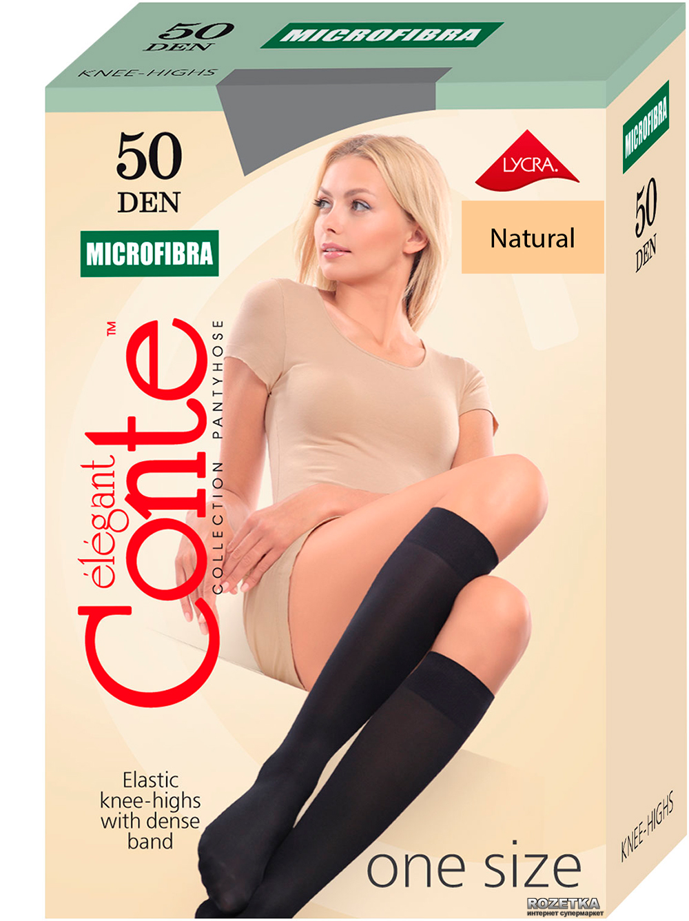

Гольфы Conte Microfibra 50 Den Natural